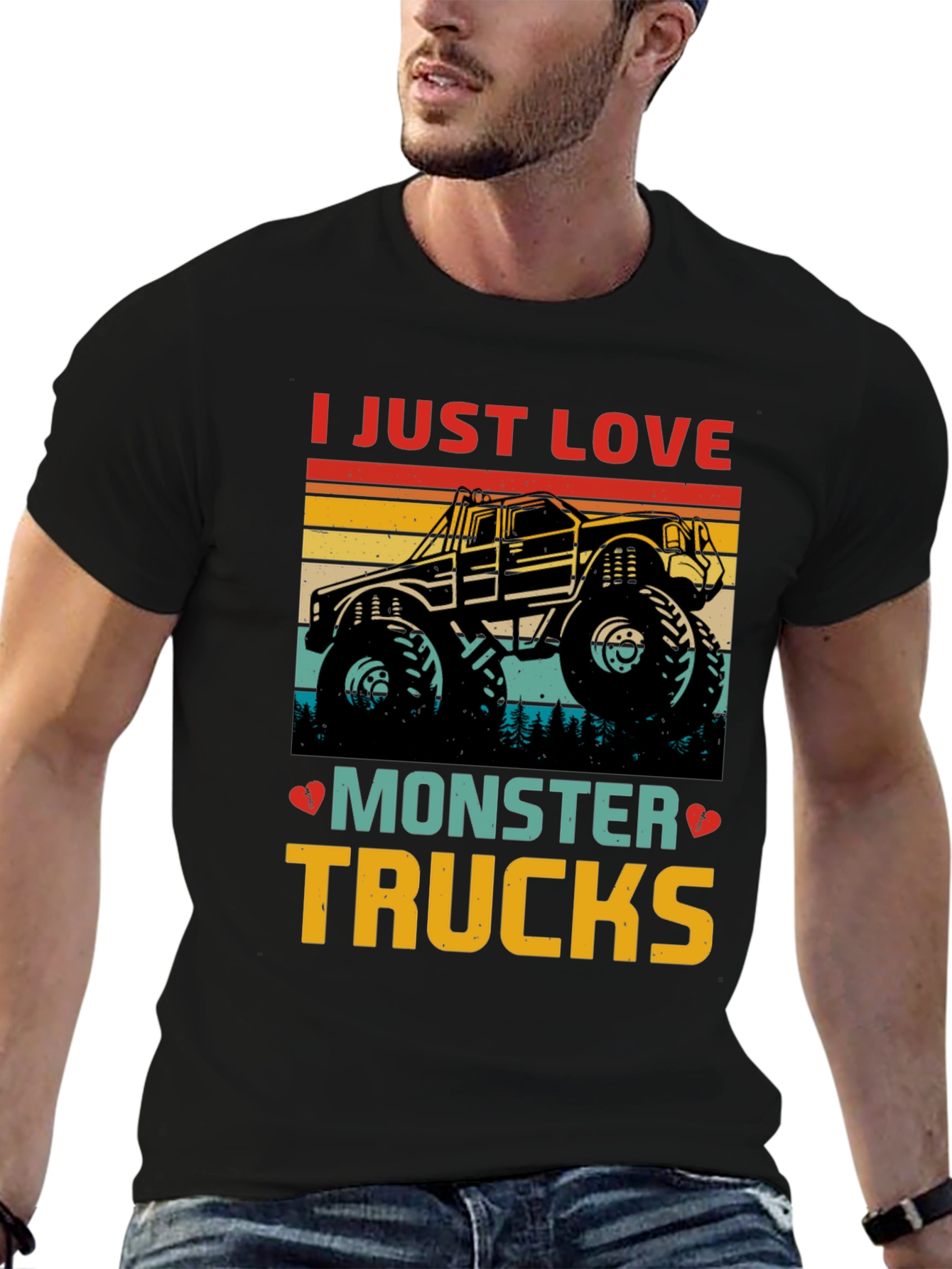 Monster Truck Lover Graphic T-Shirt