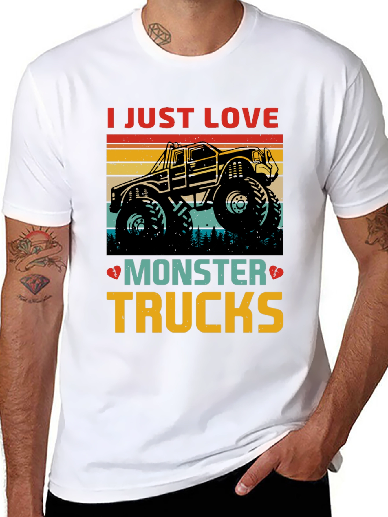Monster Truck Lover Graphic T-Shirt