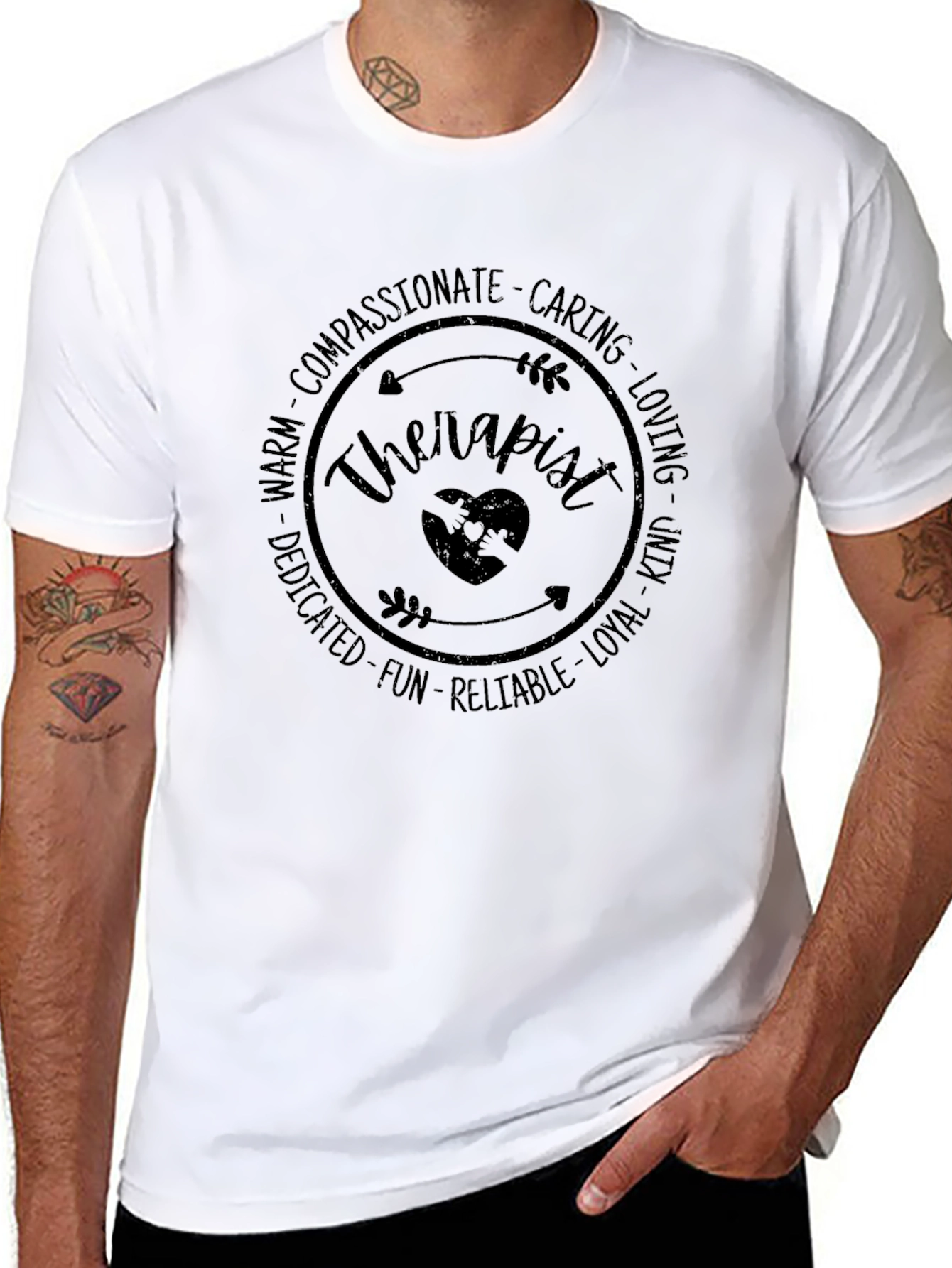 Therapist Compassionate Caring Soft T-Shirt