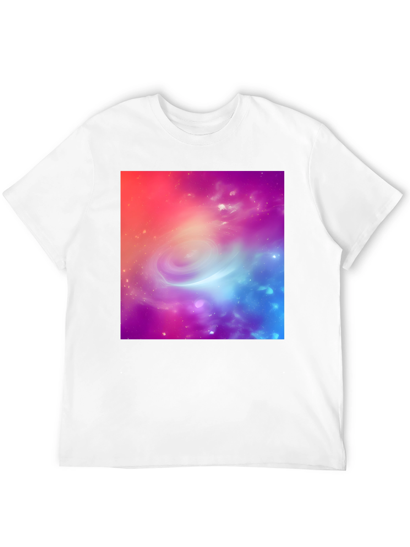 Galaxy Print Black T-Shirt