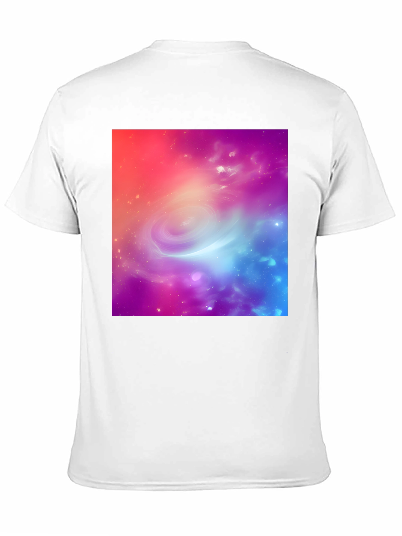 Galaxy Print Black T-Shirt