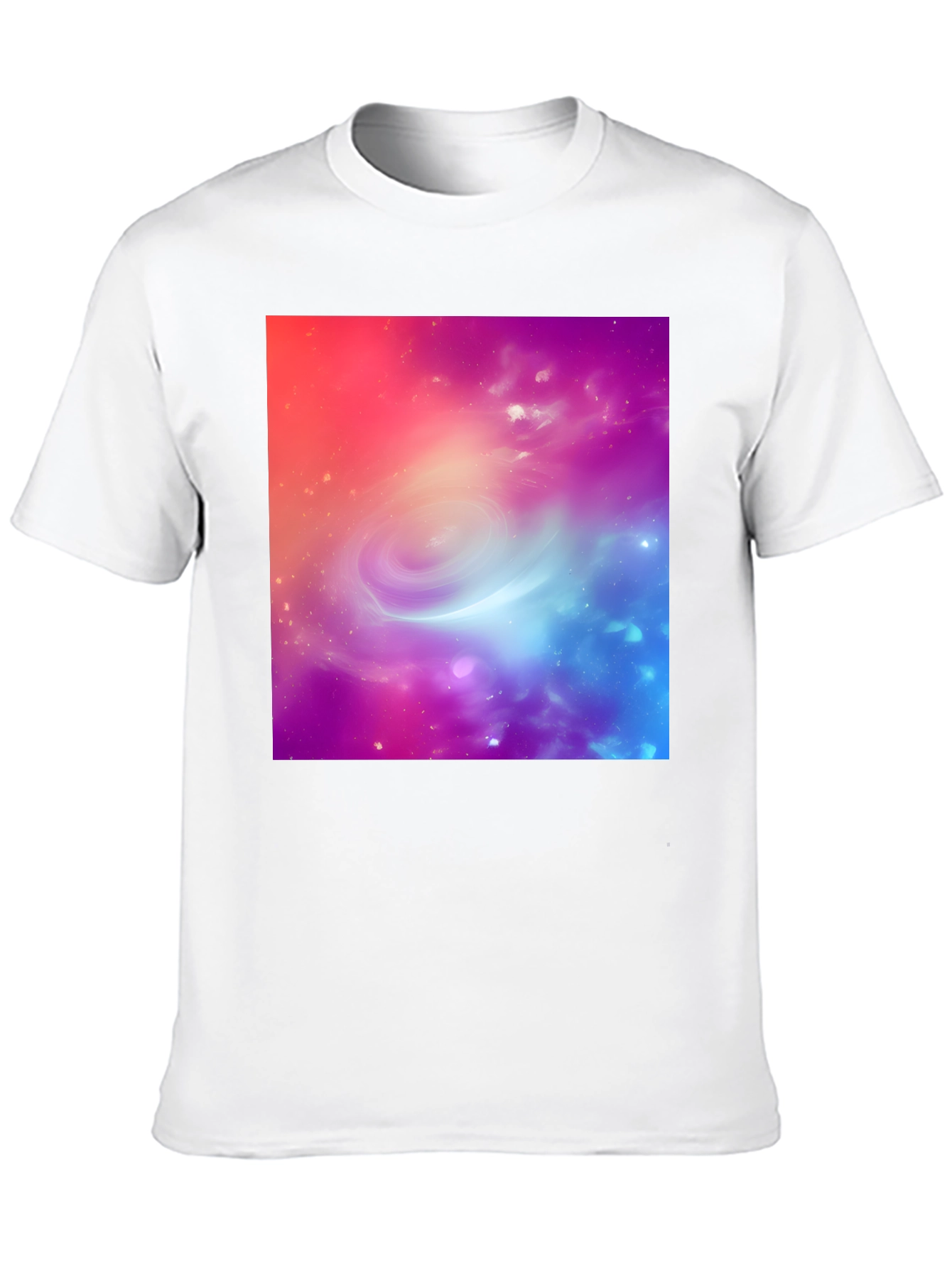 Galaxy Print Black T-Shirt
