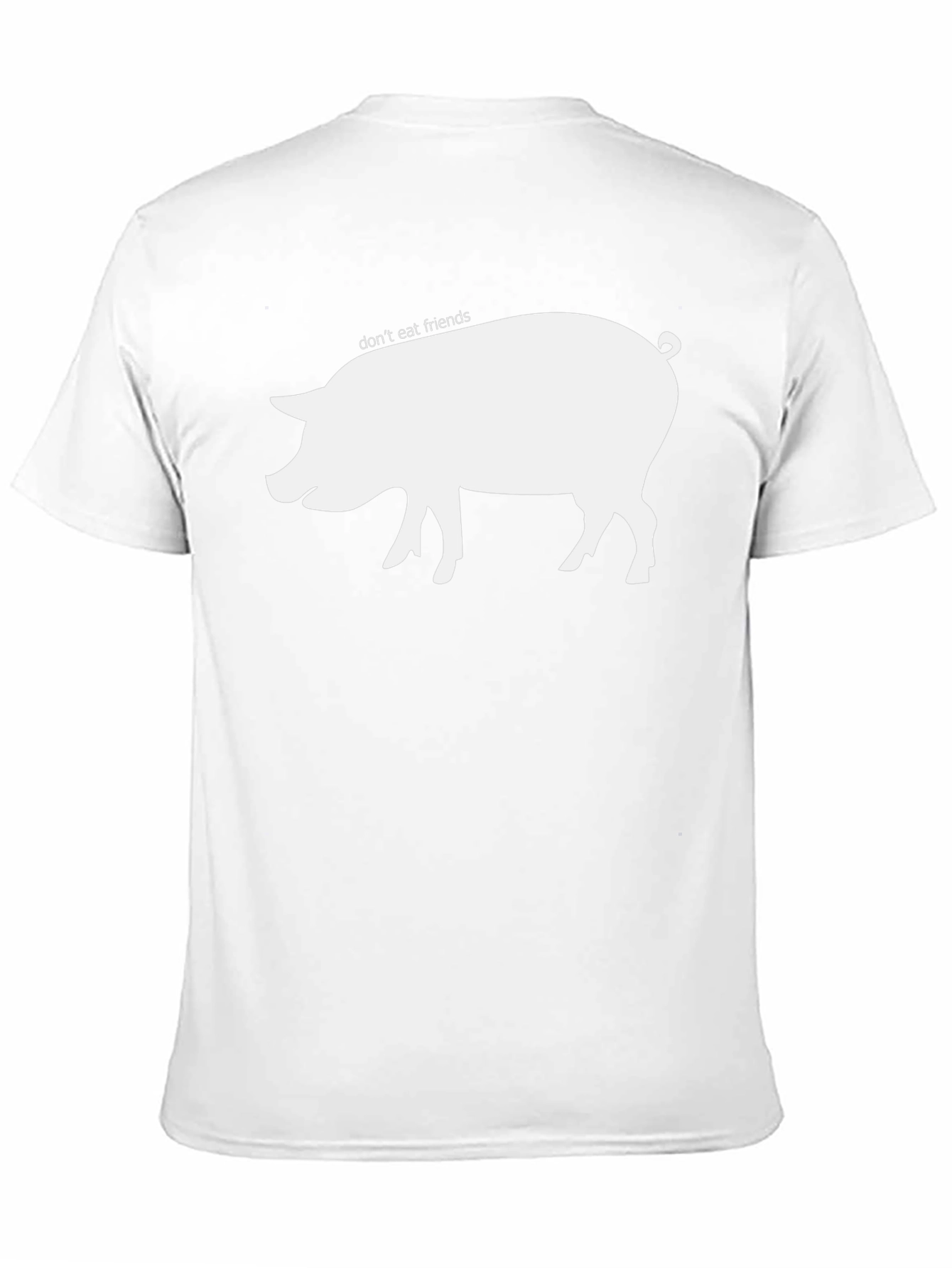 Dont Eat Friends Pig Graphic T-Shirt
