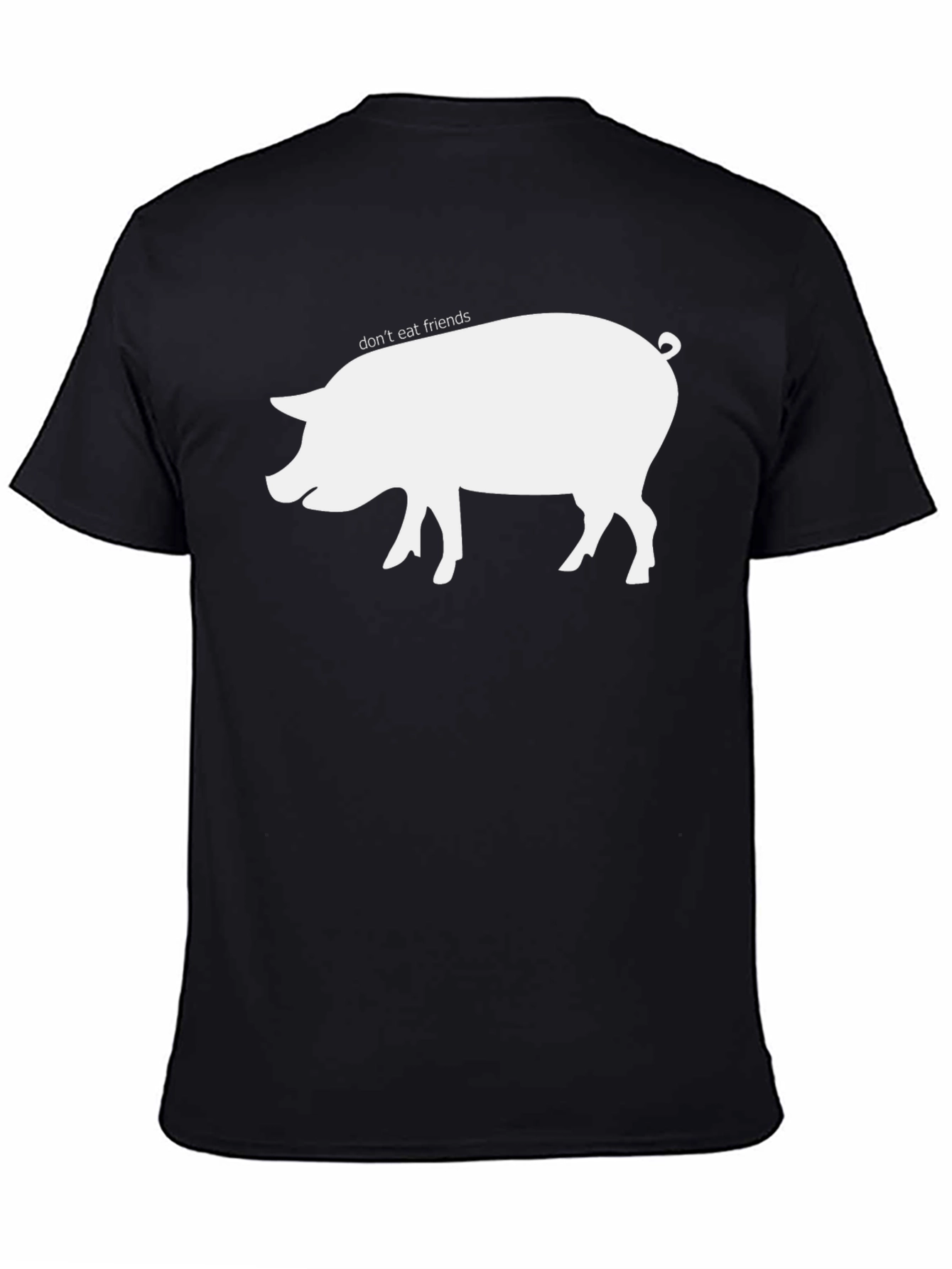 Dont Eat Friends Pig Graphic T-Shirt
