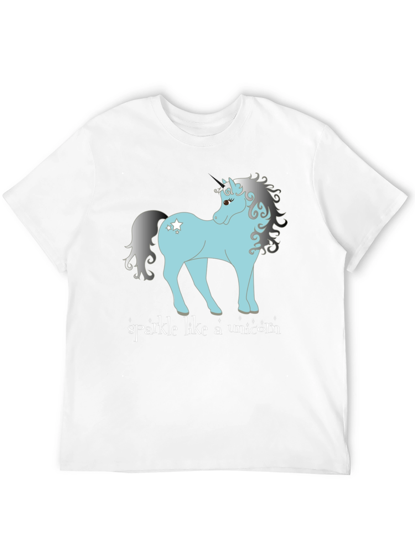 Sparkle Like a Unicorn Black T-Shirt