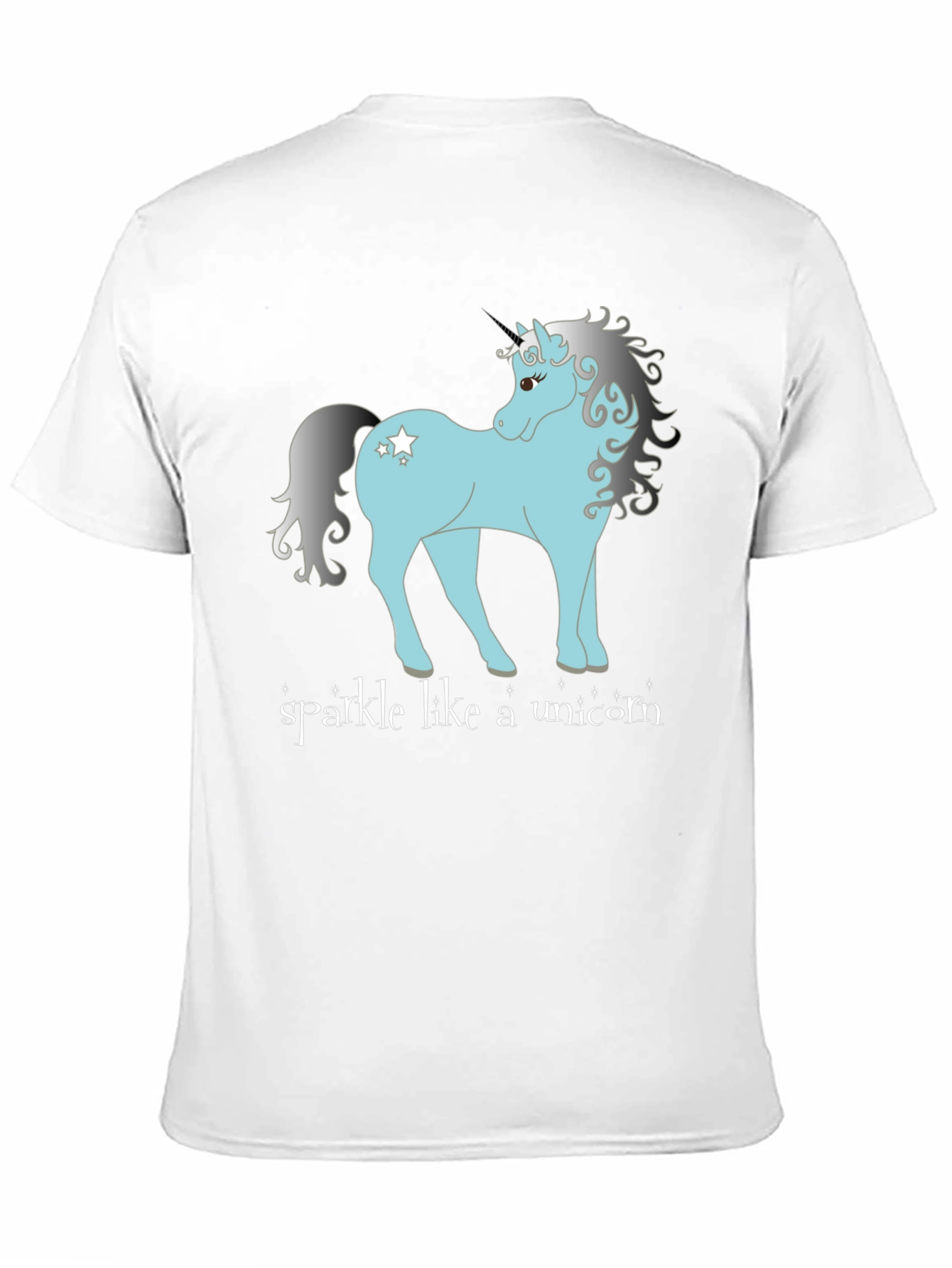 Sparkle Like a Unicorn Black T-Shirt