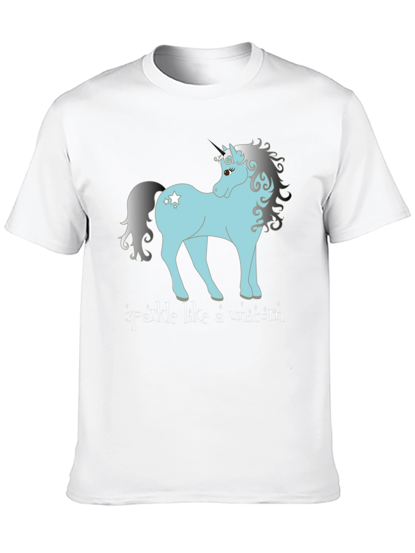 Sparkle Like a Unicorn Black T-Shirt