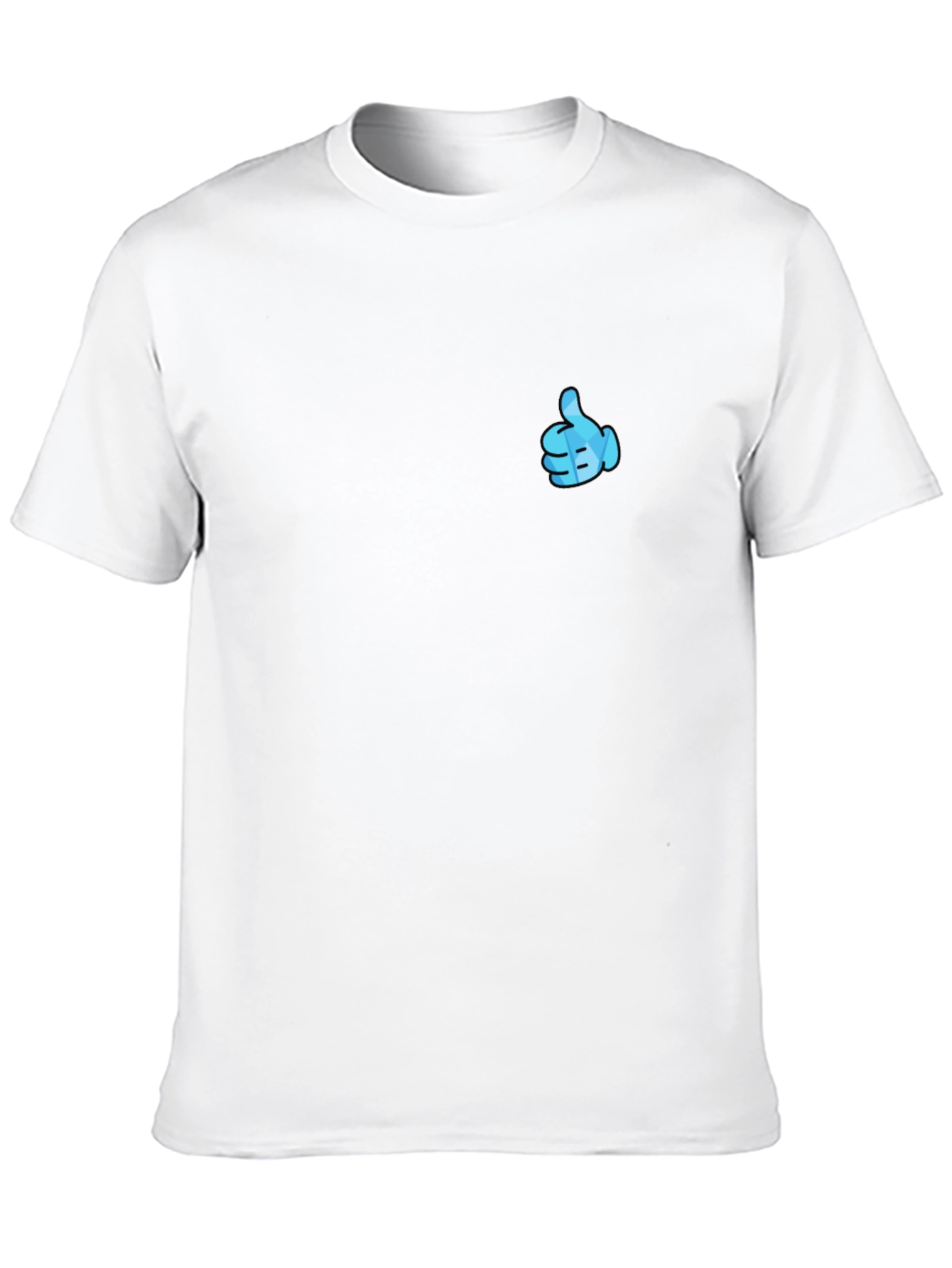 Thumbs Up Graphic Black T-Shirt - Casual Style