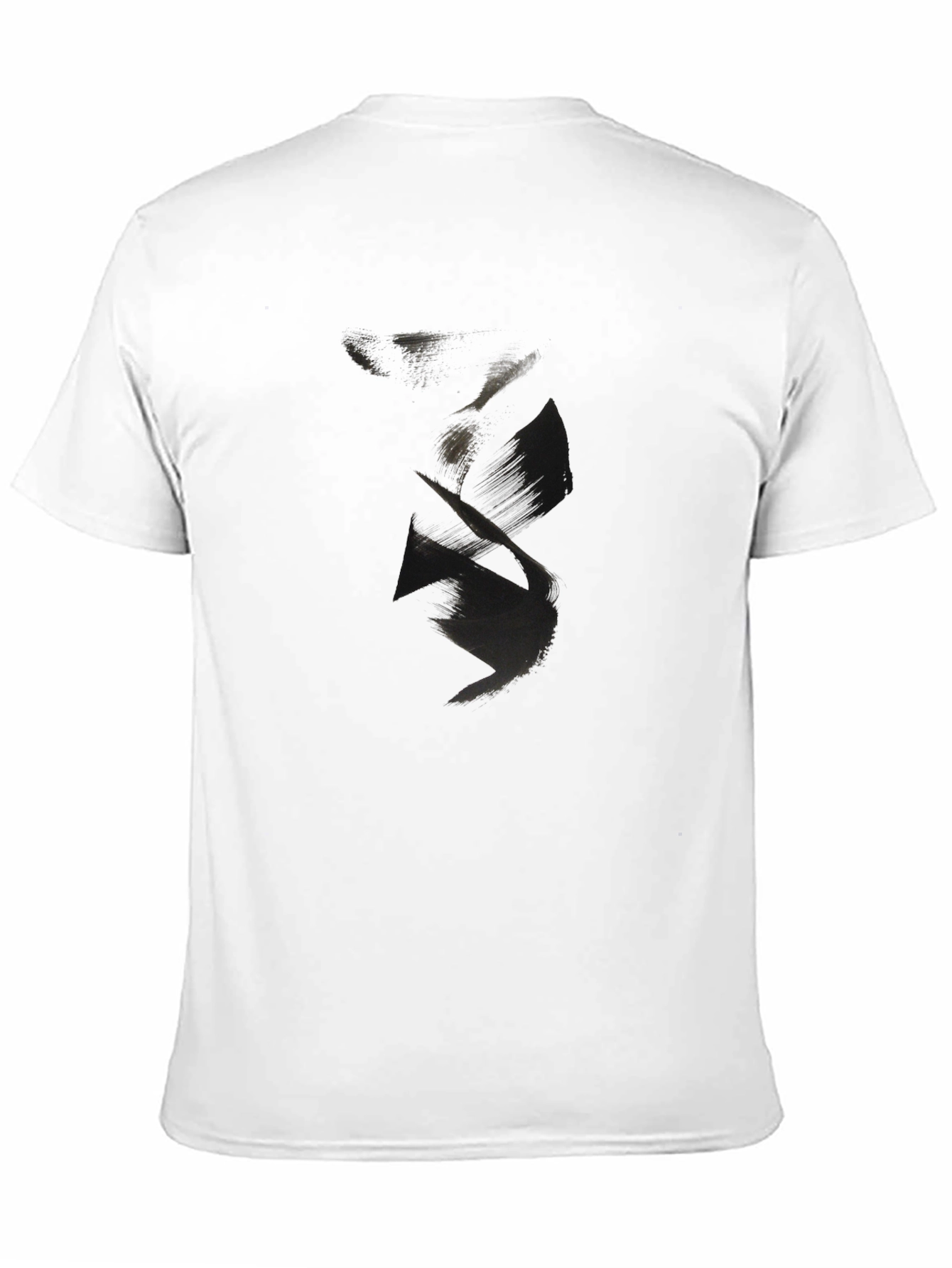 Abstract Design Black T-Shirt