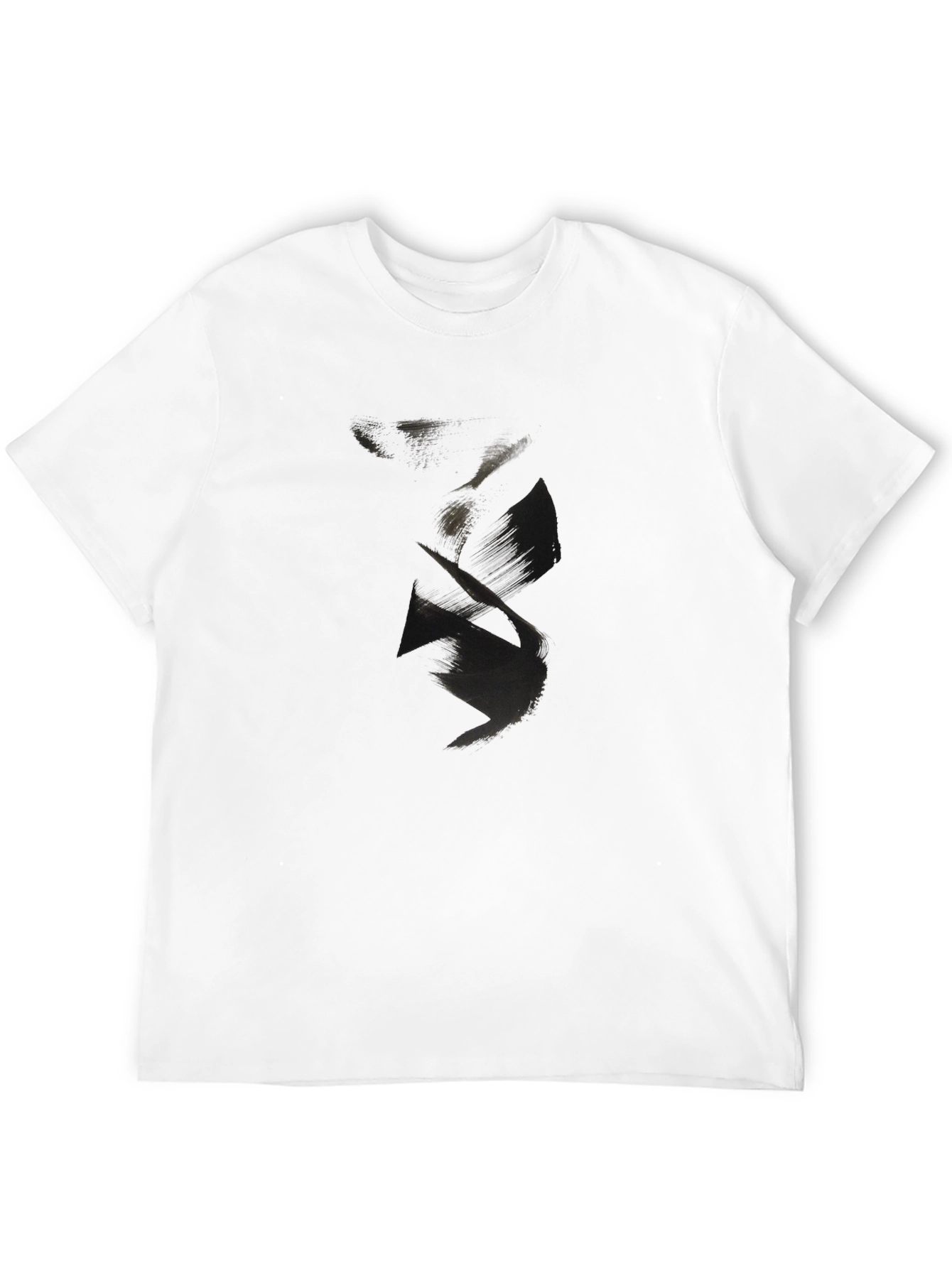 Abstract Design Black T-Shirt