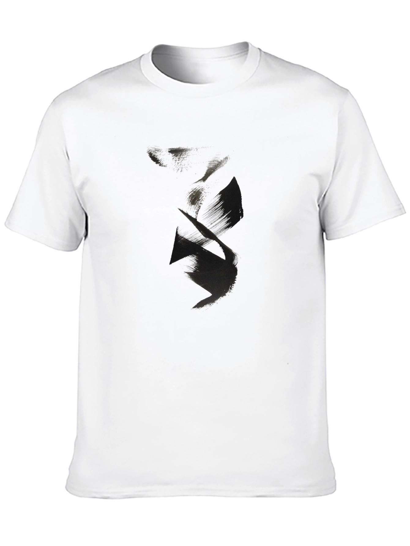 Abstract Design Black T-Shirt