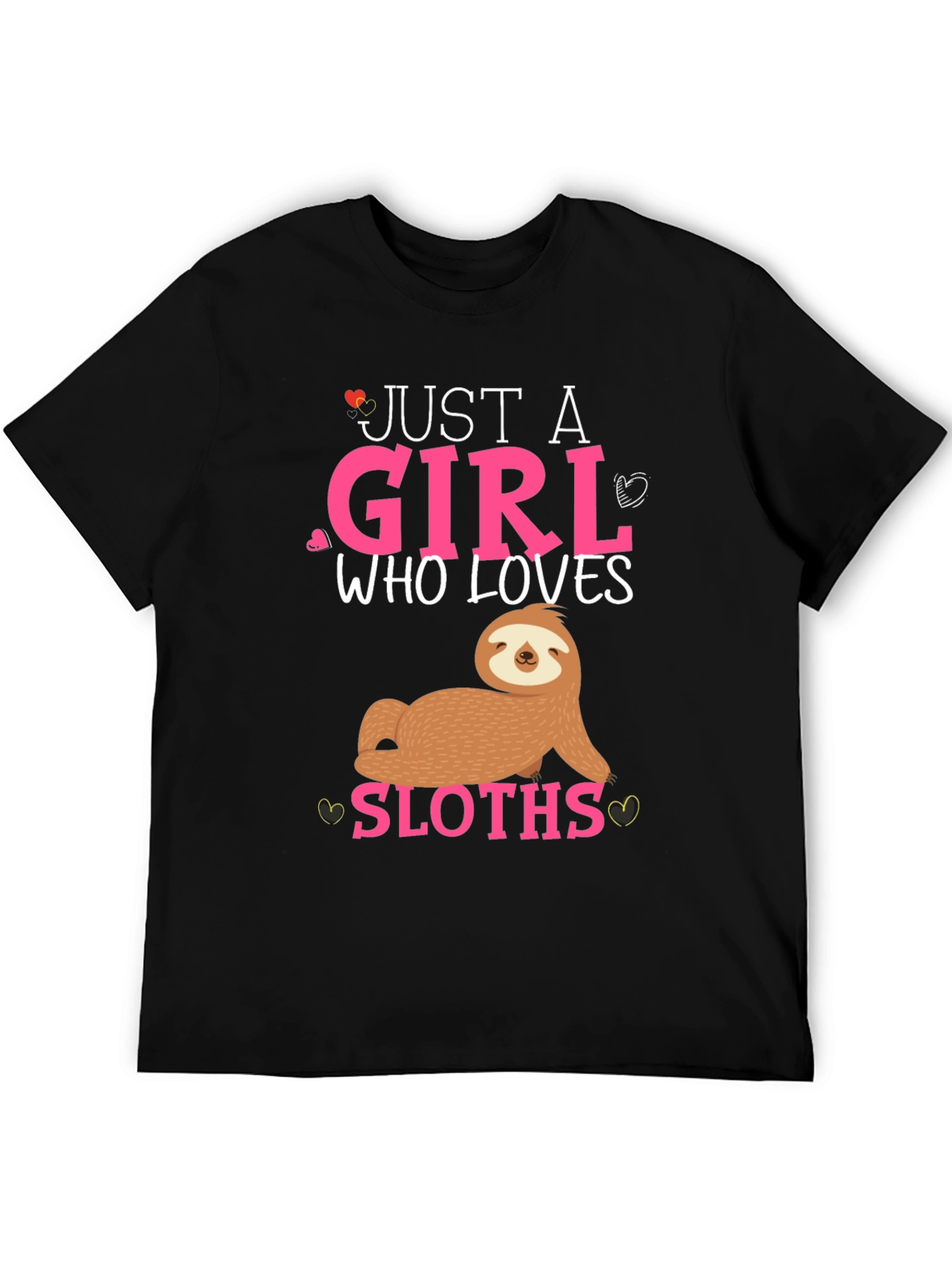 Just A Girl Who Loves Sloths T-Shirt