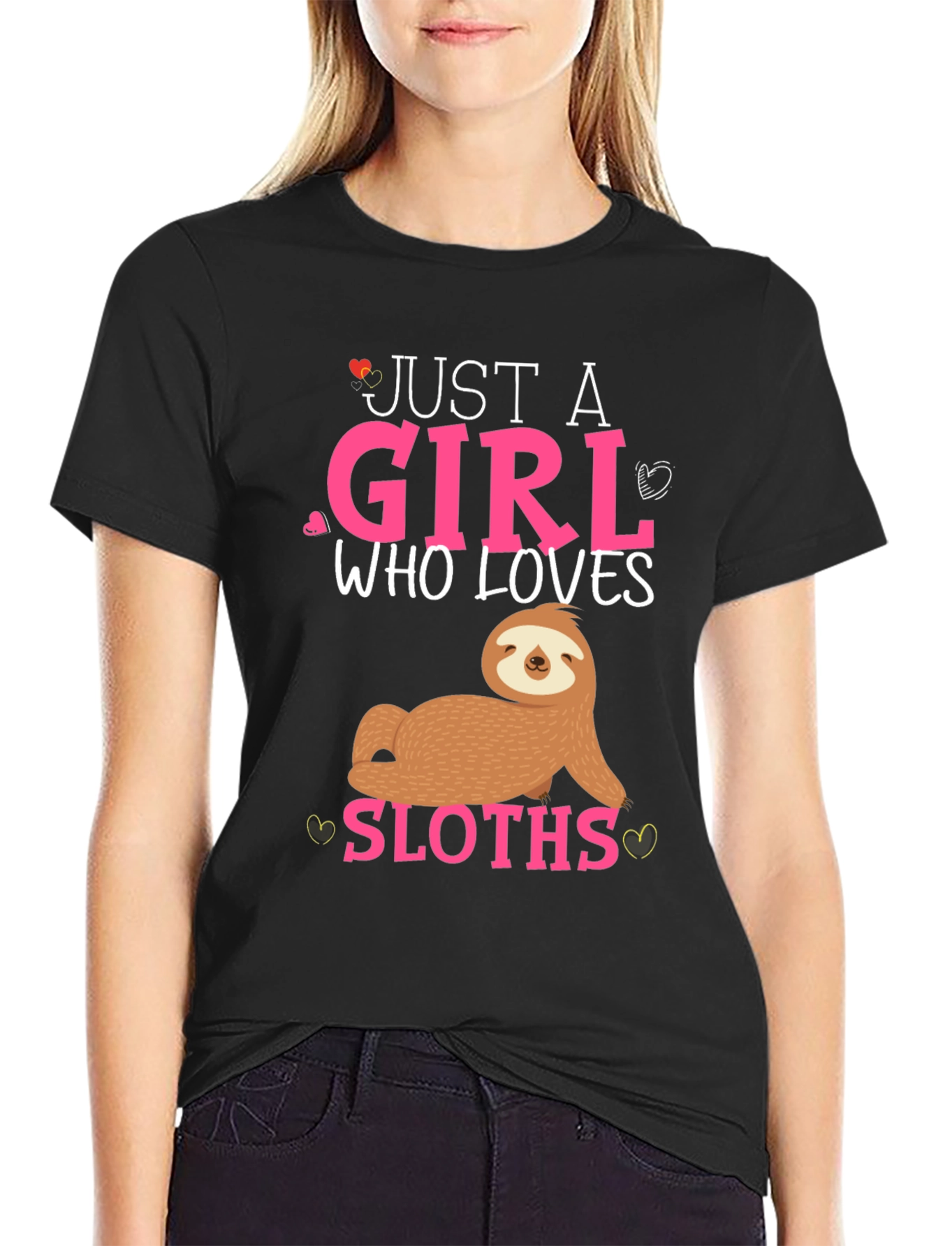 Just A Girl Who Loves Sloths T-Shirt