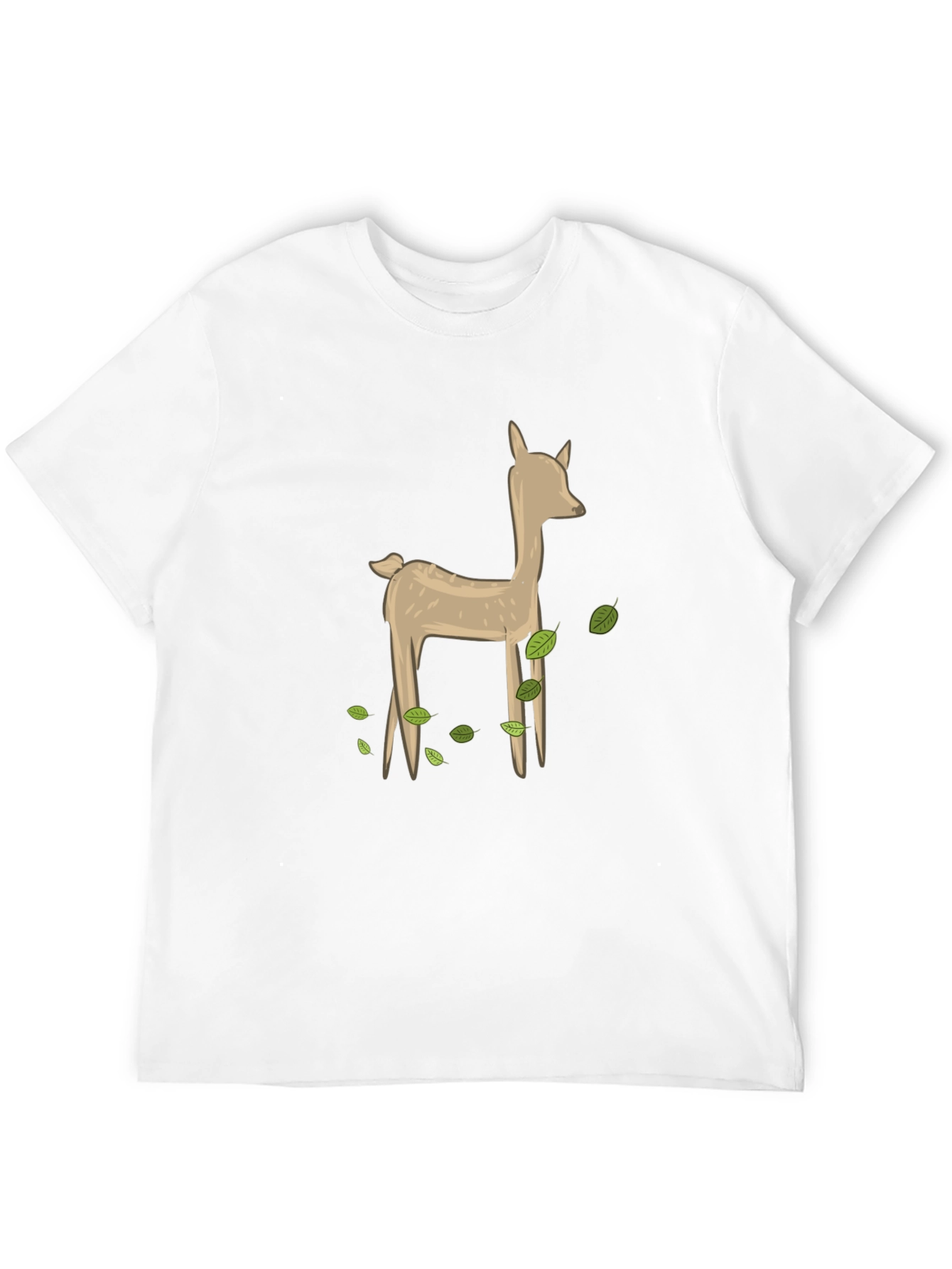 Deer Graphic Black Tee