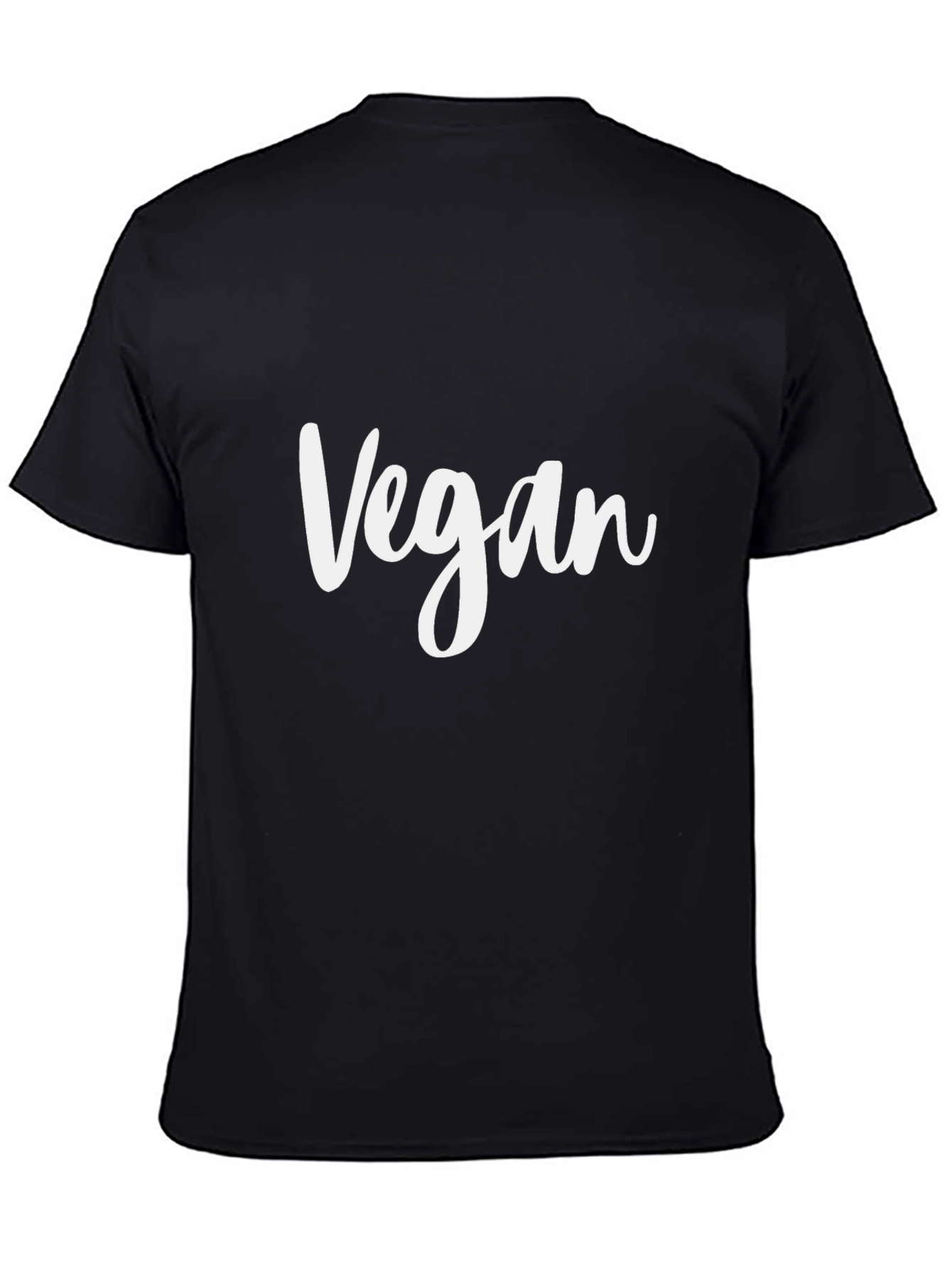 Vegan Statement T-Shirt - Black