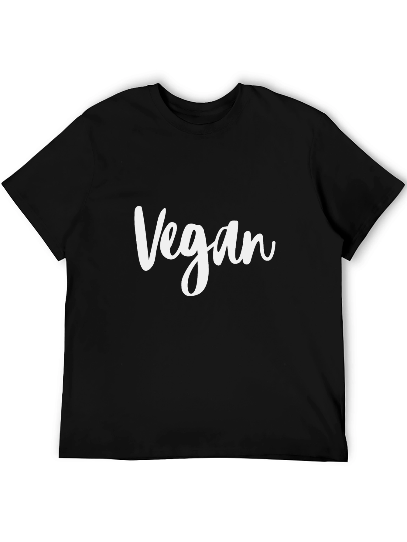 Vegan Statement T-Shirt - Black