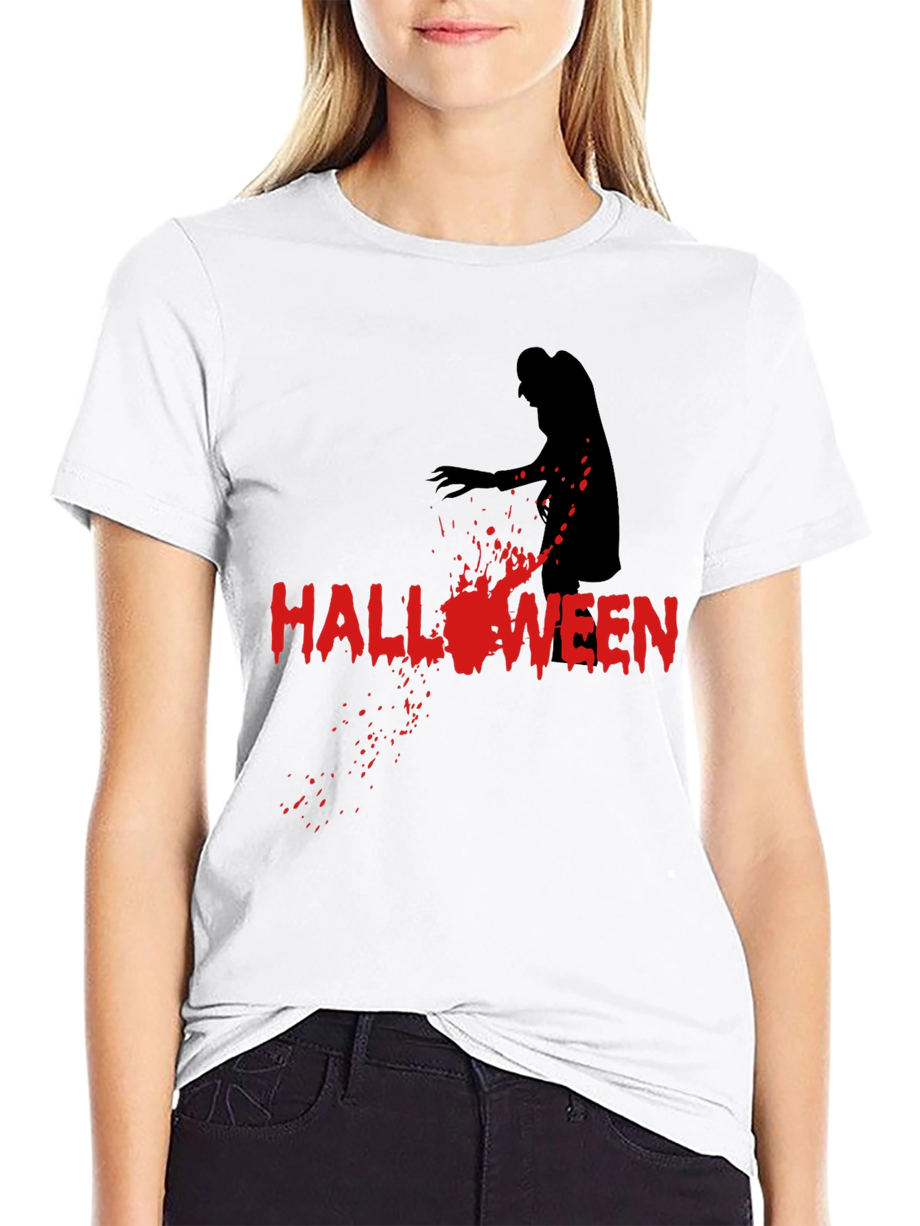 Halloween Zombie T-Shirt - Spooky Graphic Tee