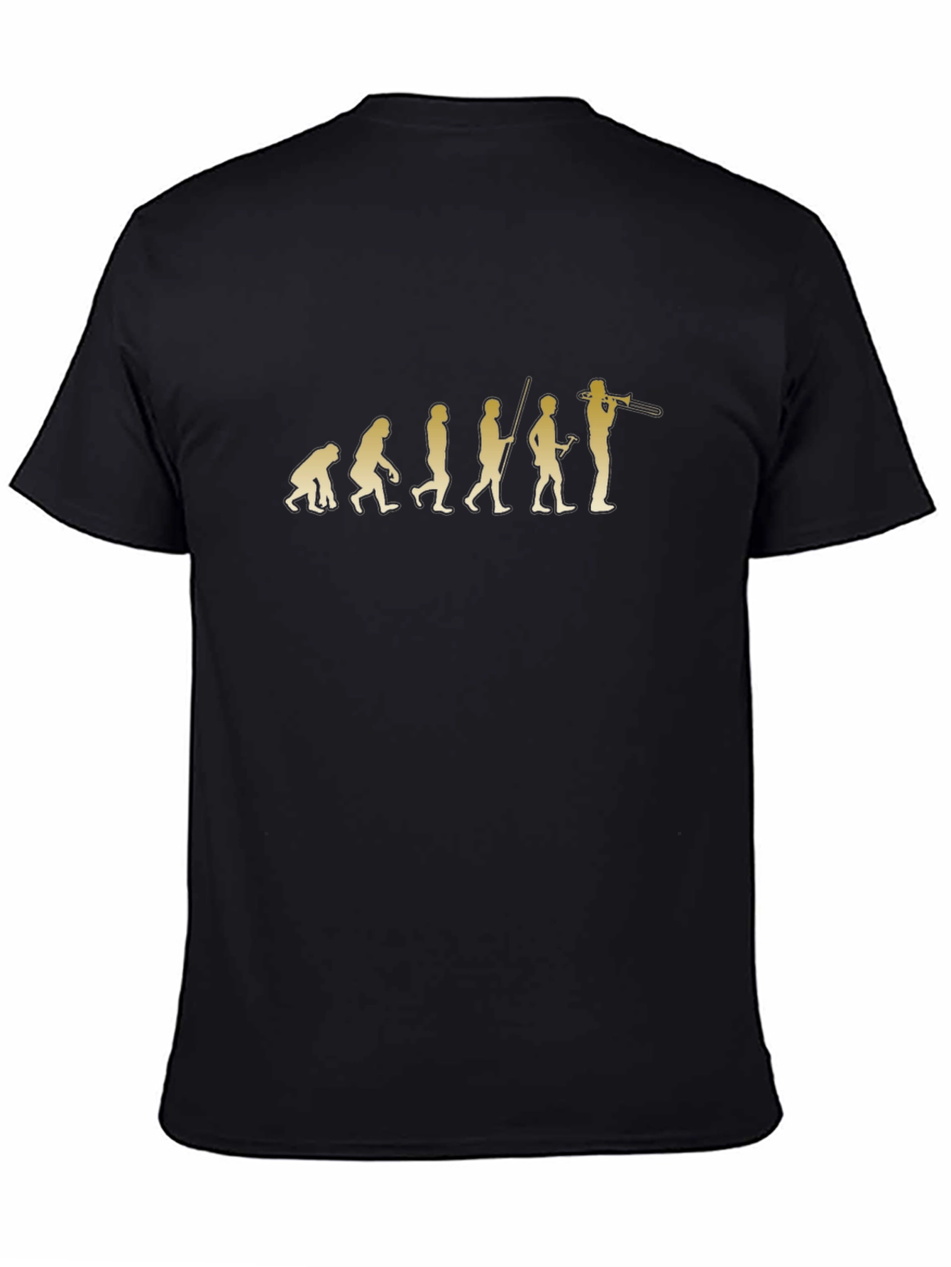 Trombone Evolution Graphic Tee - Black