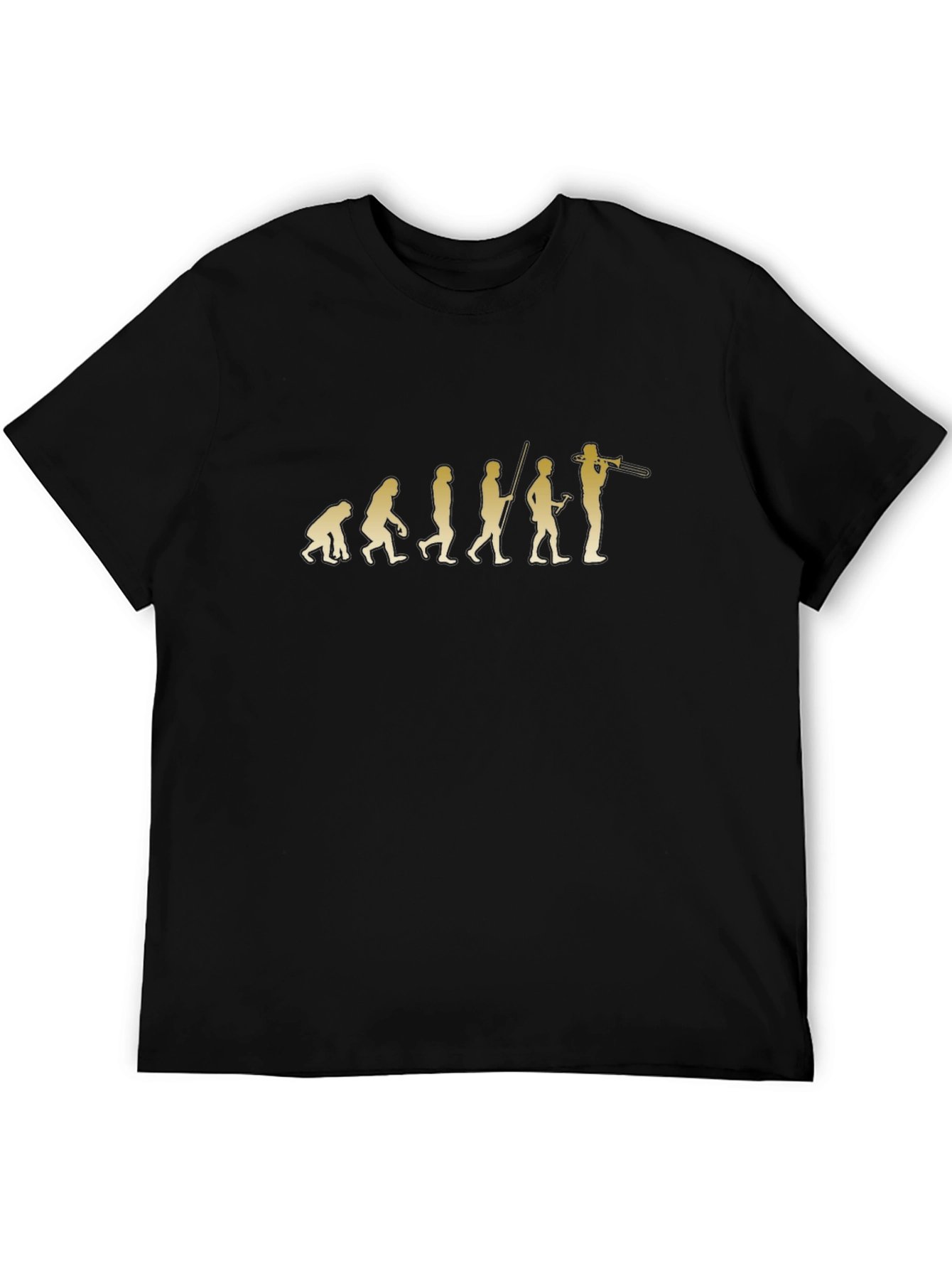 Trombone Evolution Graphic Tee - Black