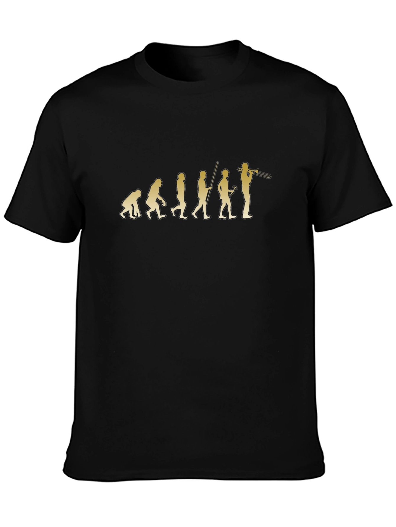 Trombone Evolution Graphic Tee - Black