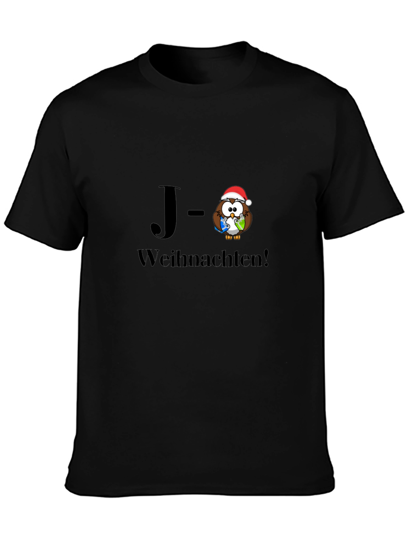 Holiday Owl T-Shirt - Frohe Weihnachten!