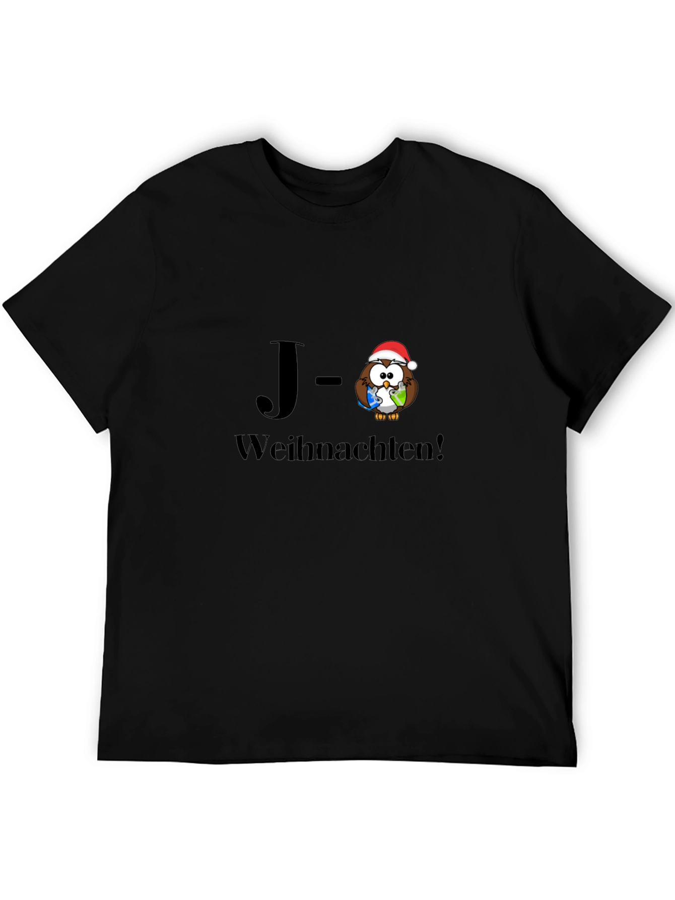 Holiday Owl T-Shirt - Frohe Weihnachten!