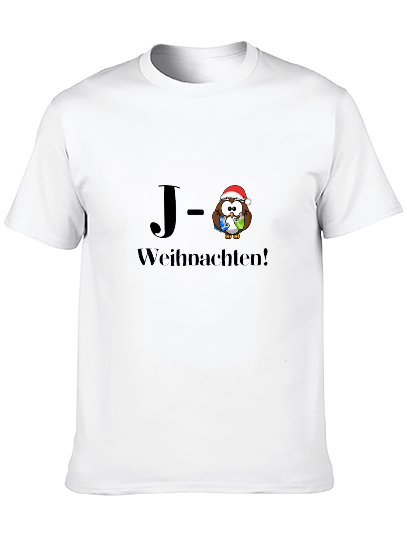 Holiday Owl T-Shirt - Frohe Weihnachten!