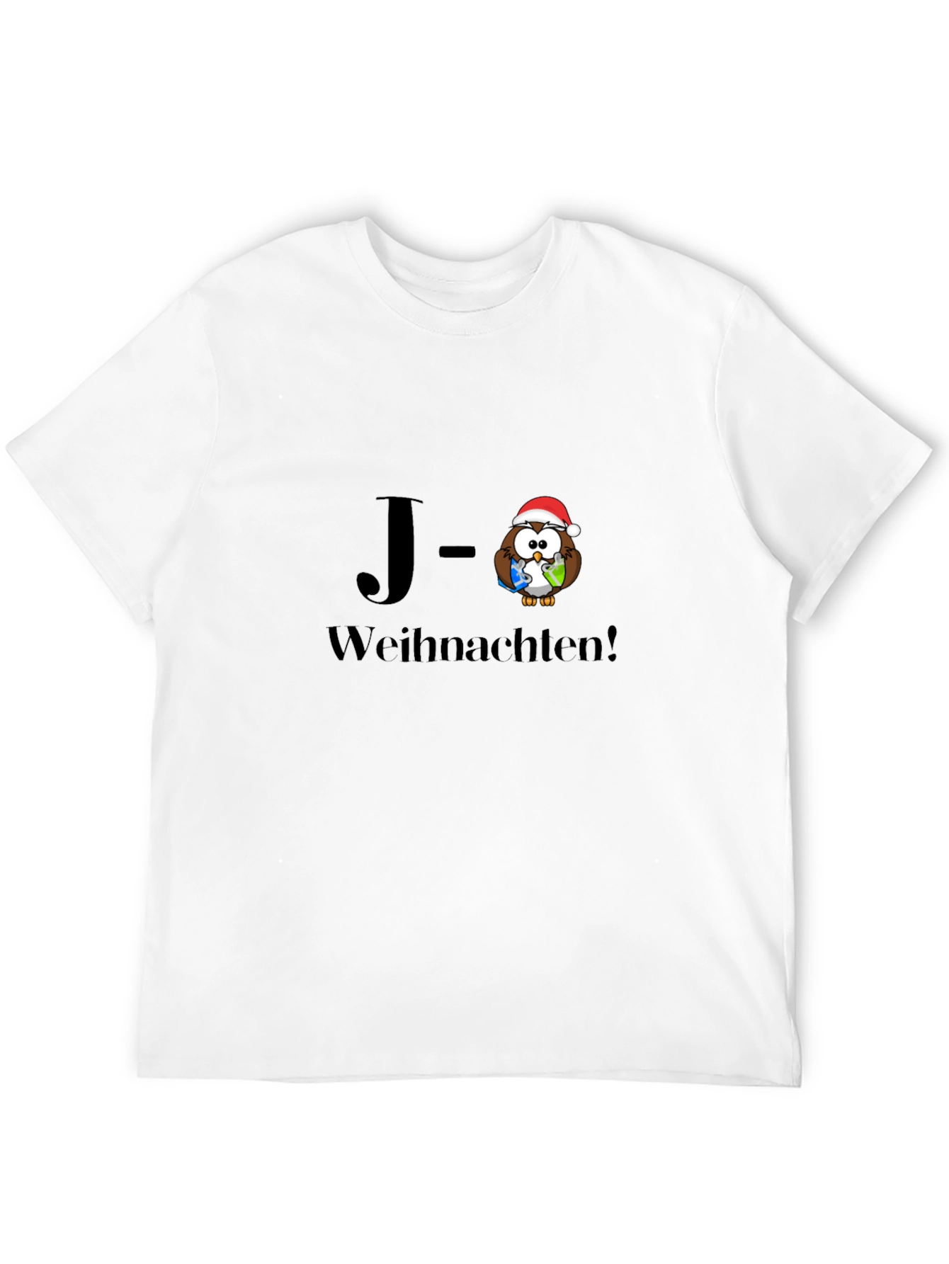 Holiday Owl T-Shirt - Frohe Weihnachten!