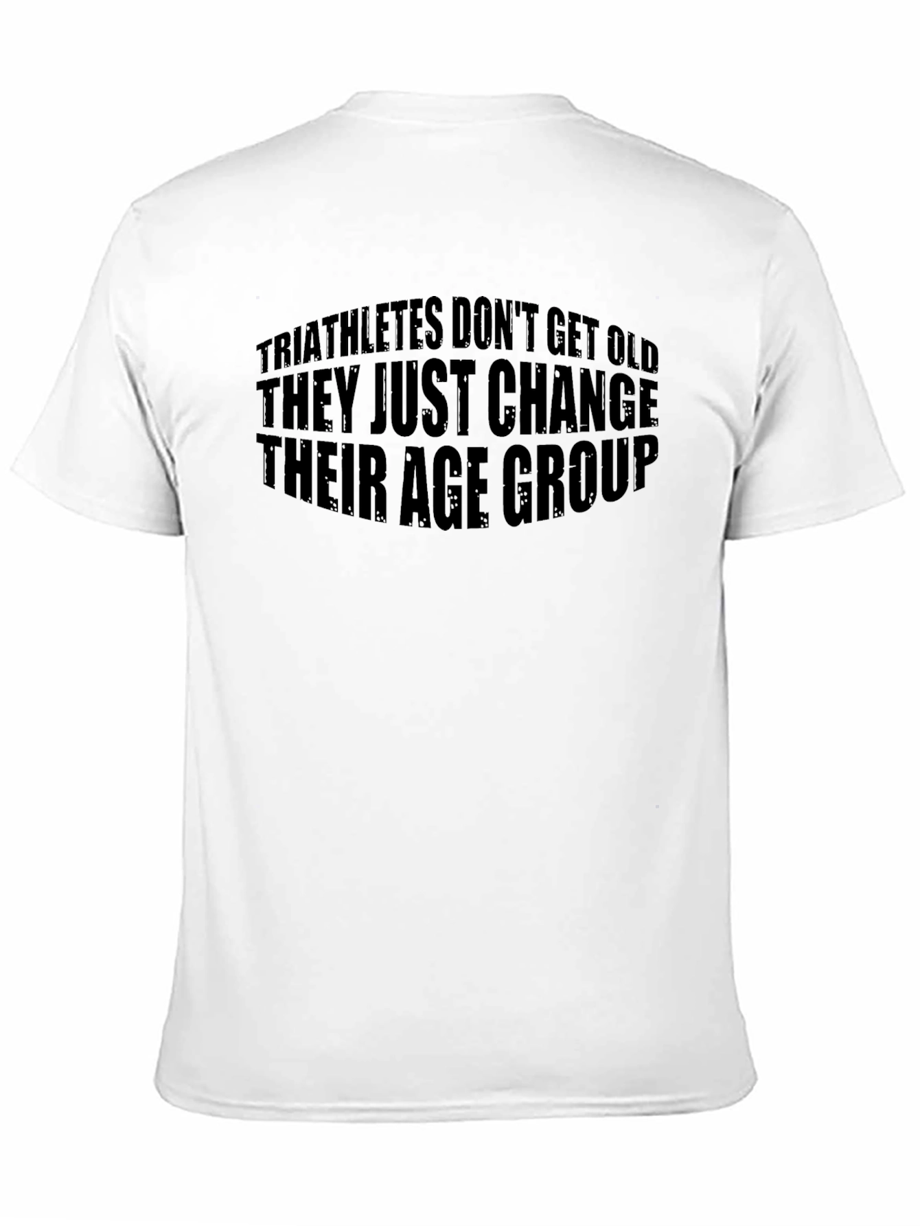 Triathletes Age Group T-Shirt Funny Triathlon Tee