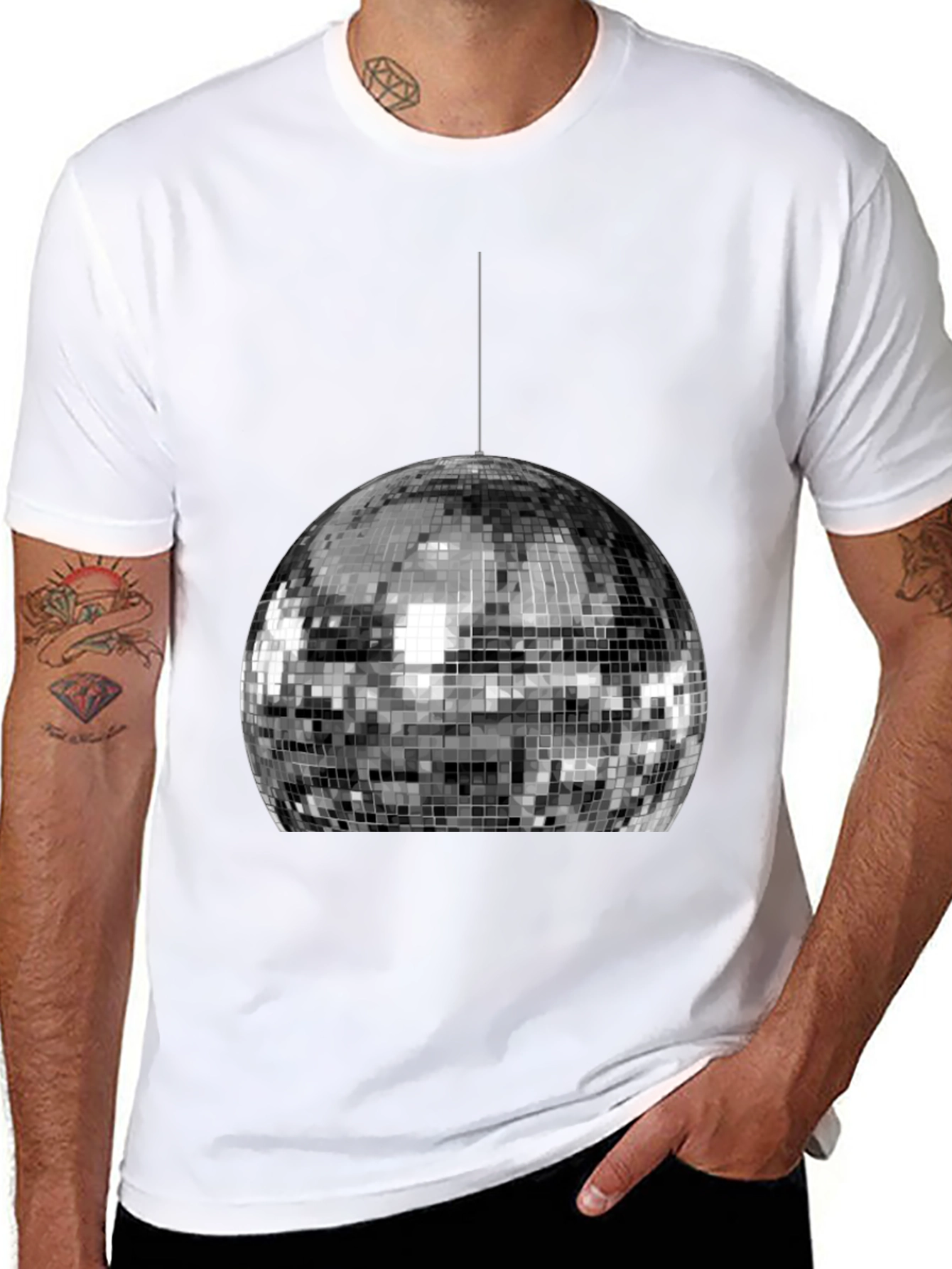Disco Ball T-Shirt - Retro Party Style