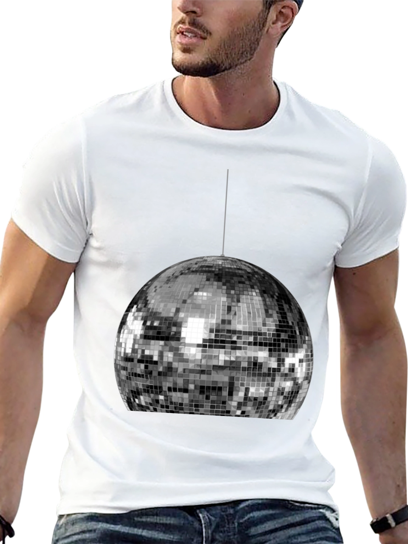 Disco Ball T-Shirt - Retro Party Style