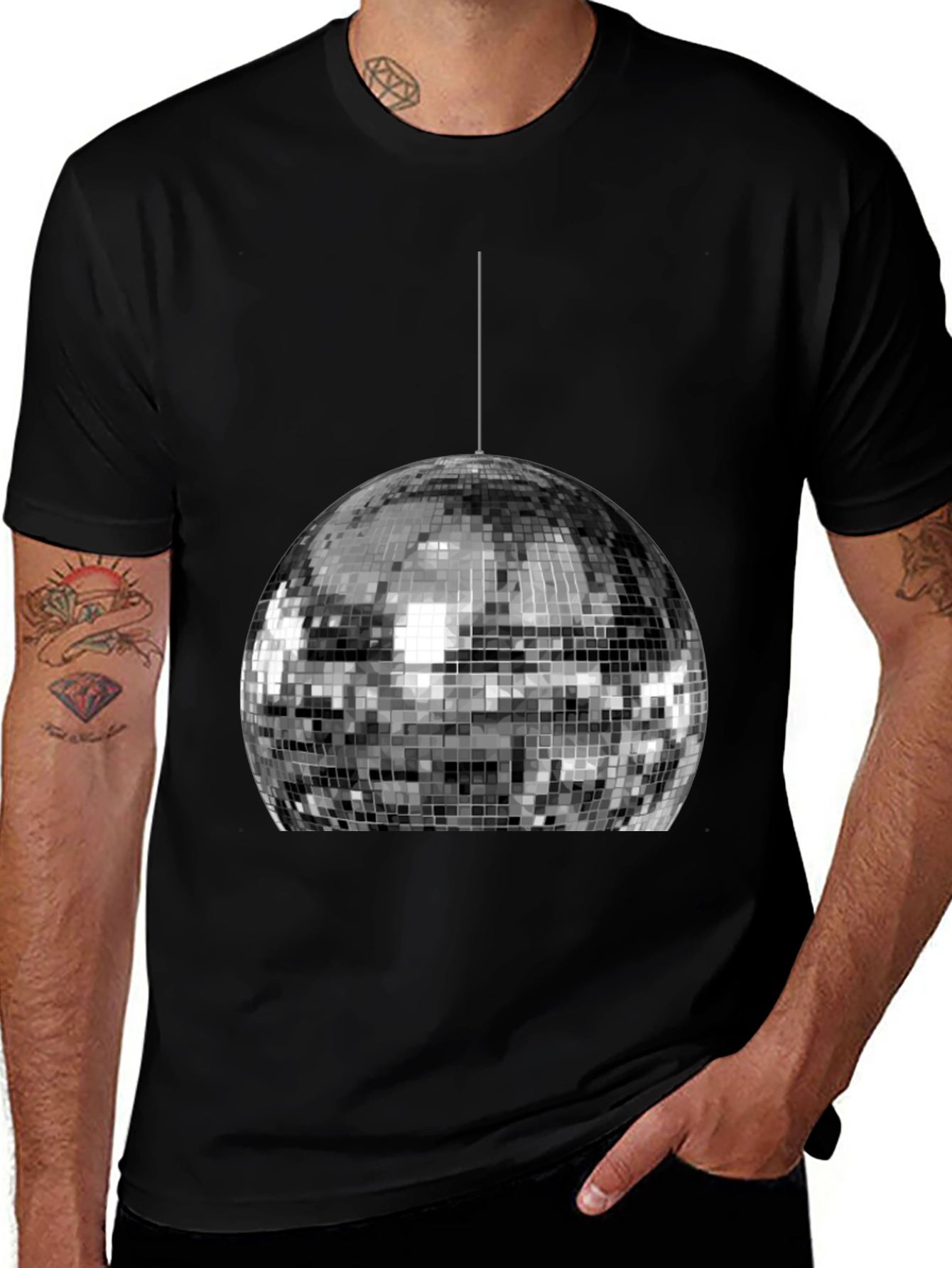 Disco Ball T-Shirt - Retro Party Style