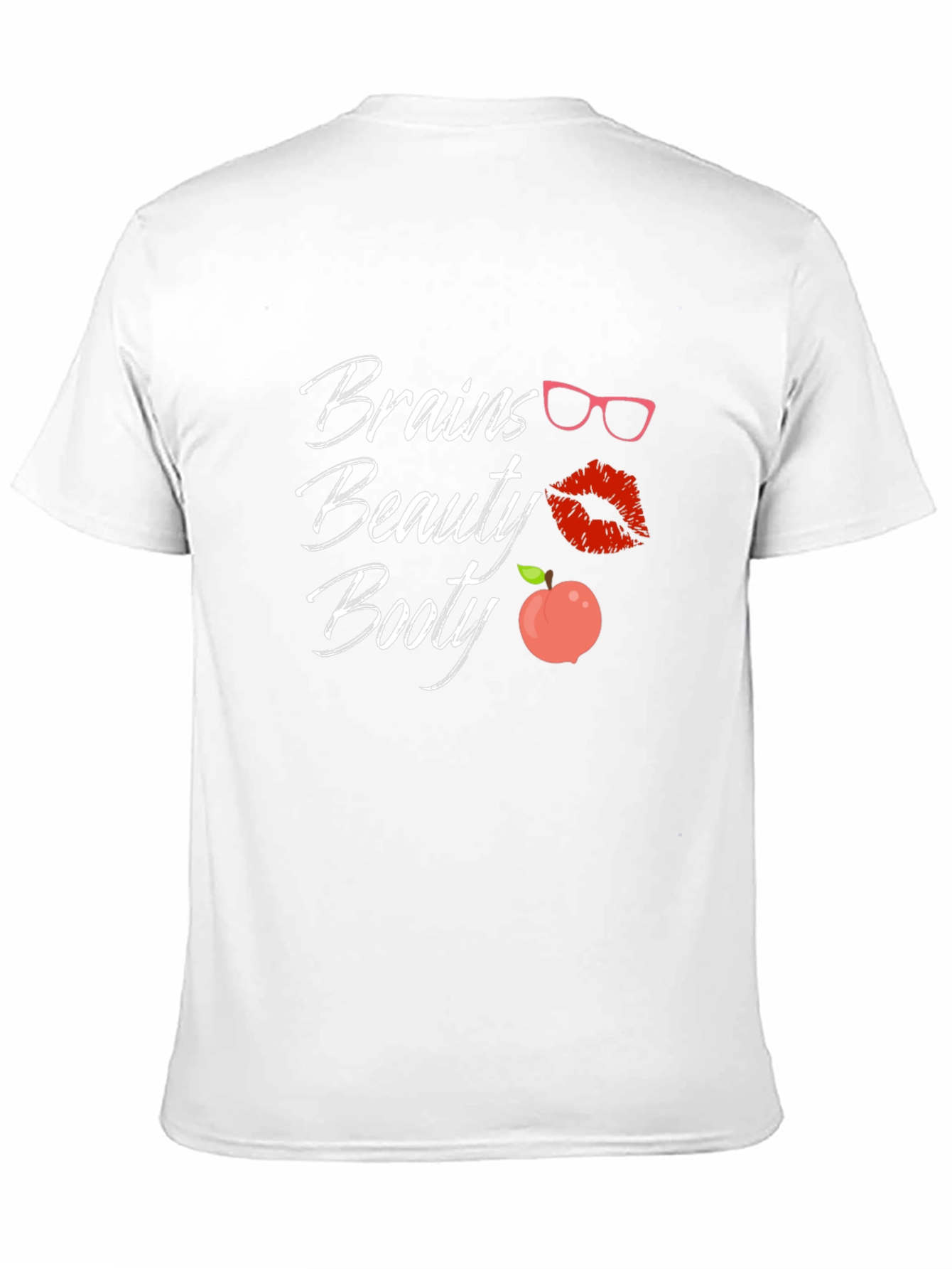 Brains Beauty Booty T-Shirt - Trendy Graphic Tee