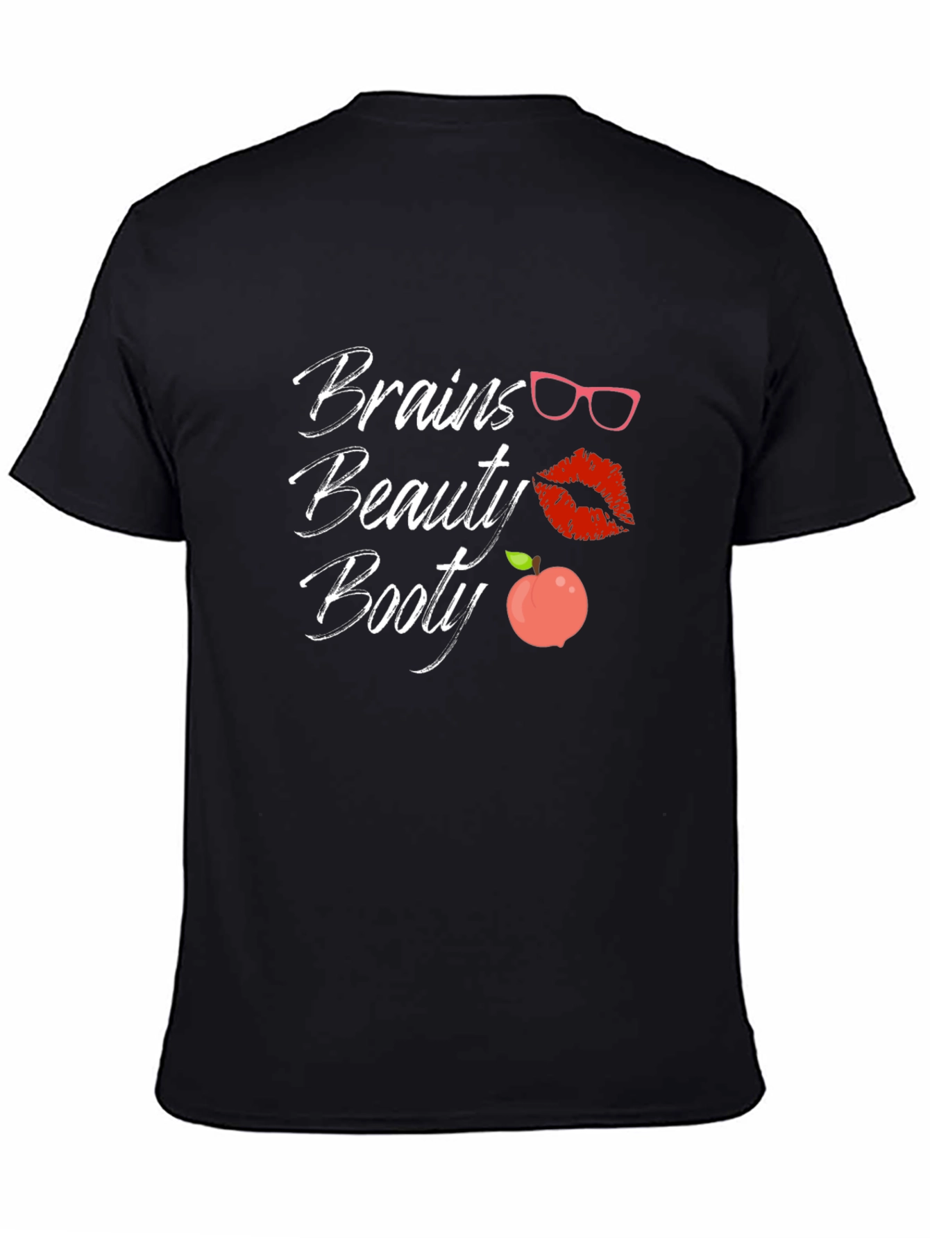 Brains Beauty Booty T-Shirt - Trendy Graphic Tee