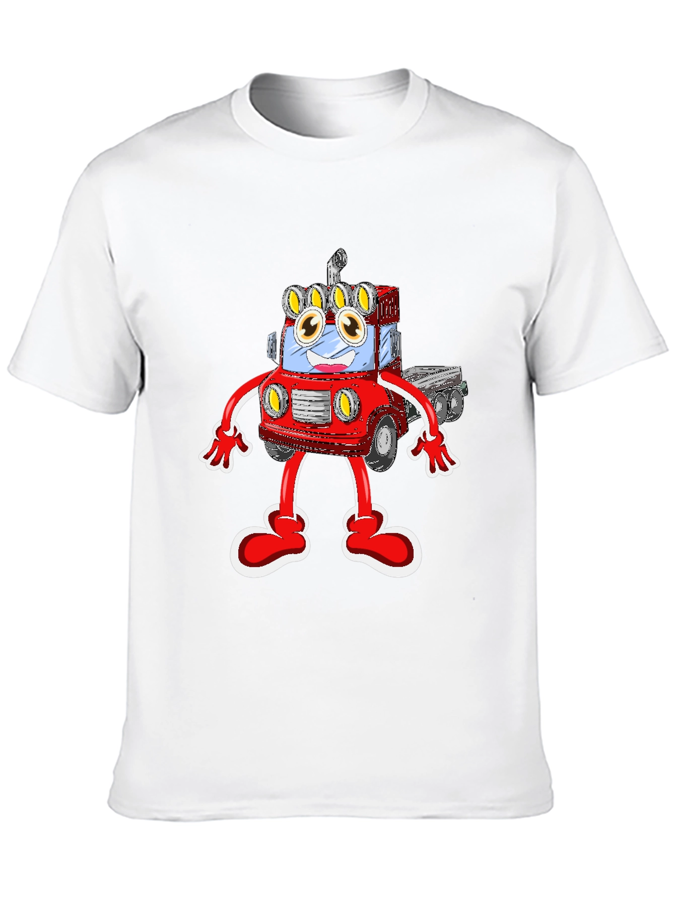 Cartoon Truck T-Shirt: Fun & Unique!