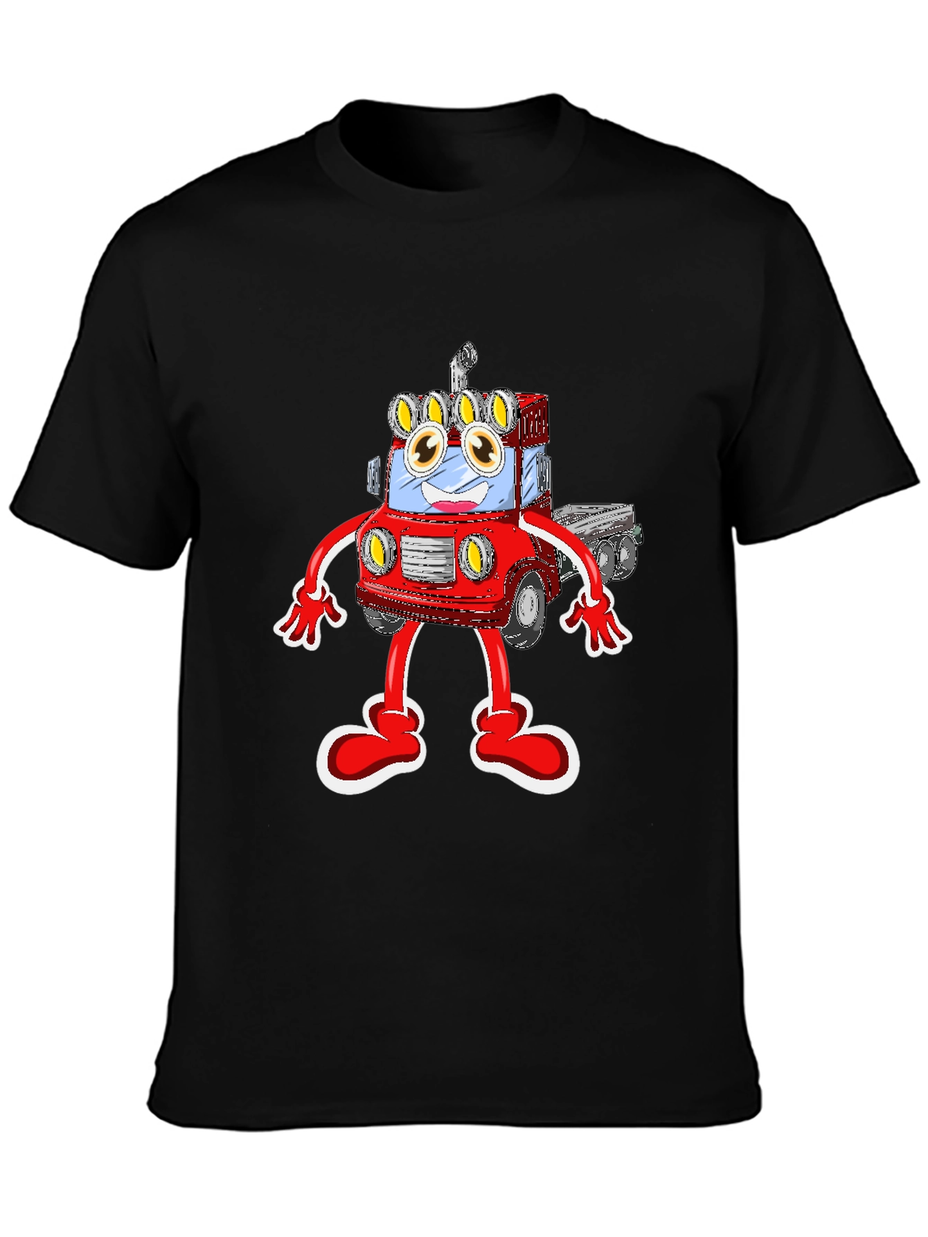 Cartoon Truck T-Shirt: Fun & Unique!