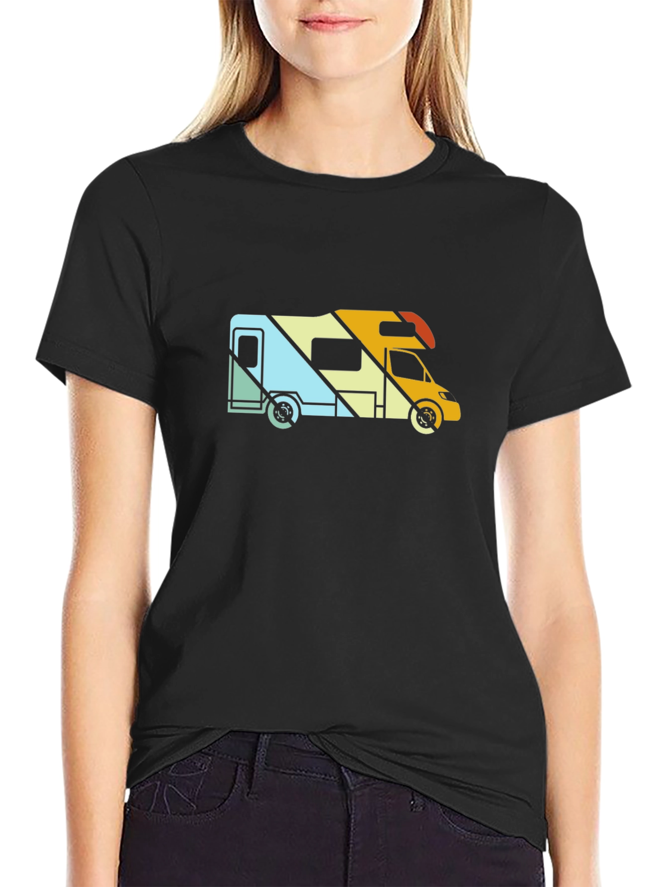 Retro Camper Van Graphic Tee - Adventure Ready!