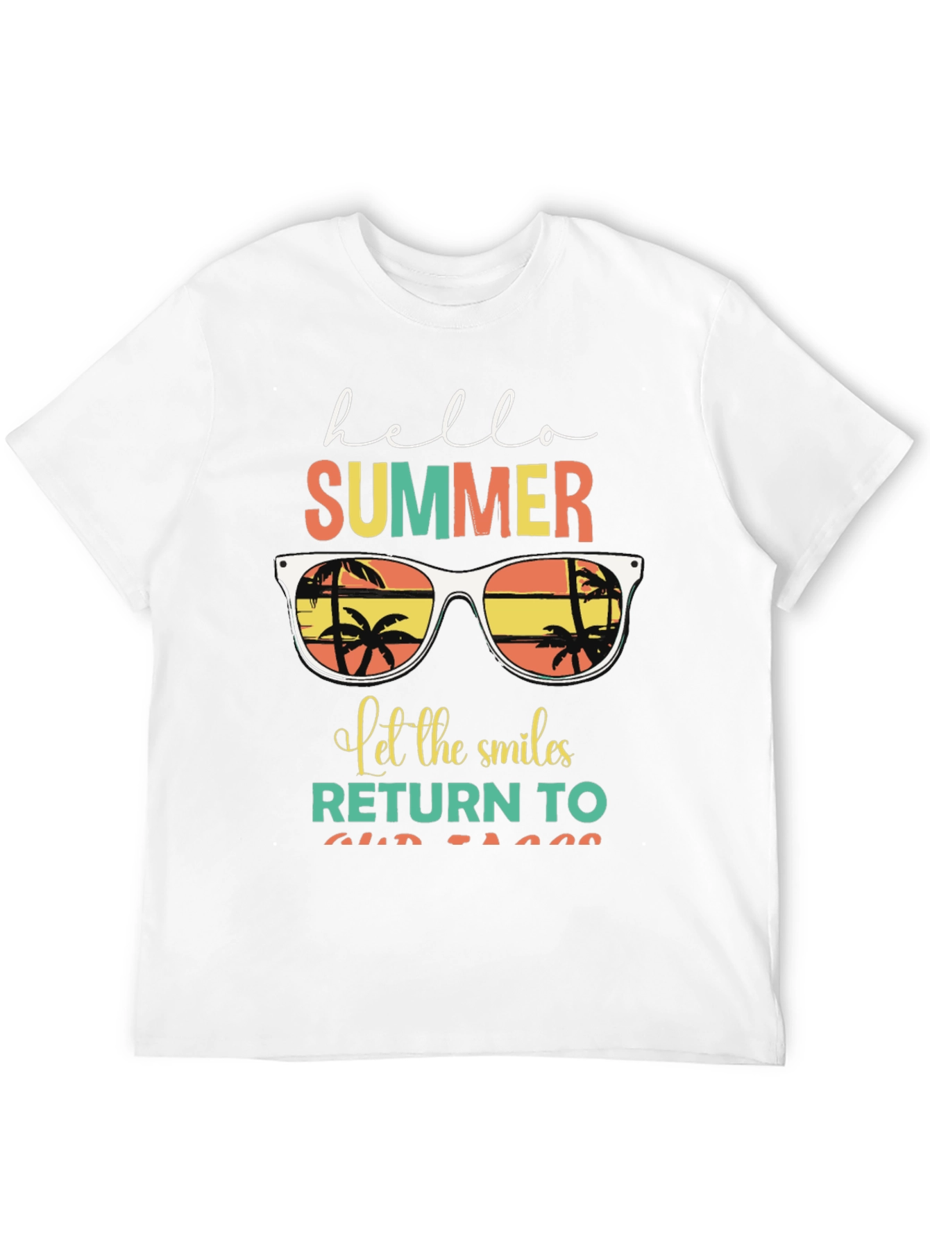 Hello Summer Graphic T-Shirt