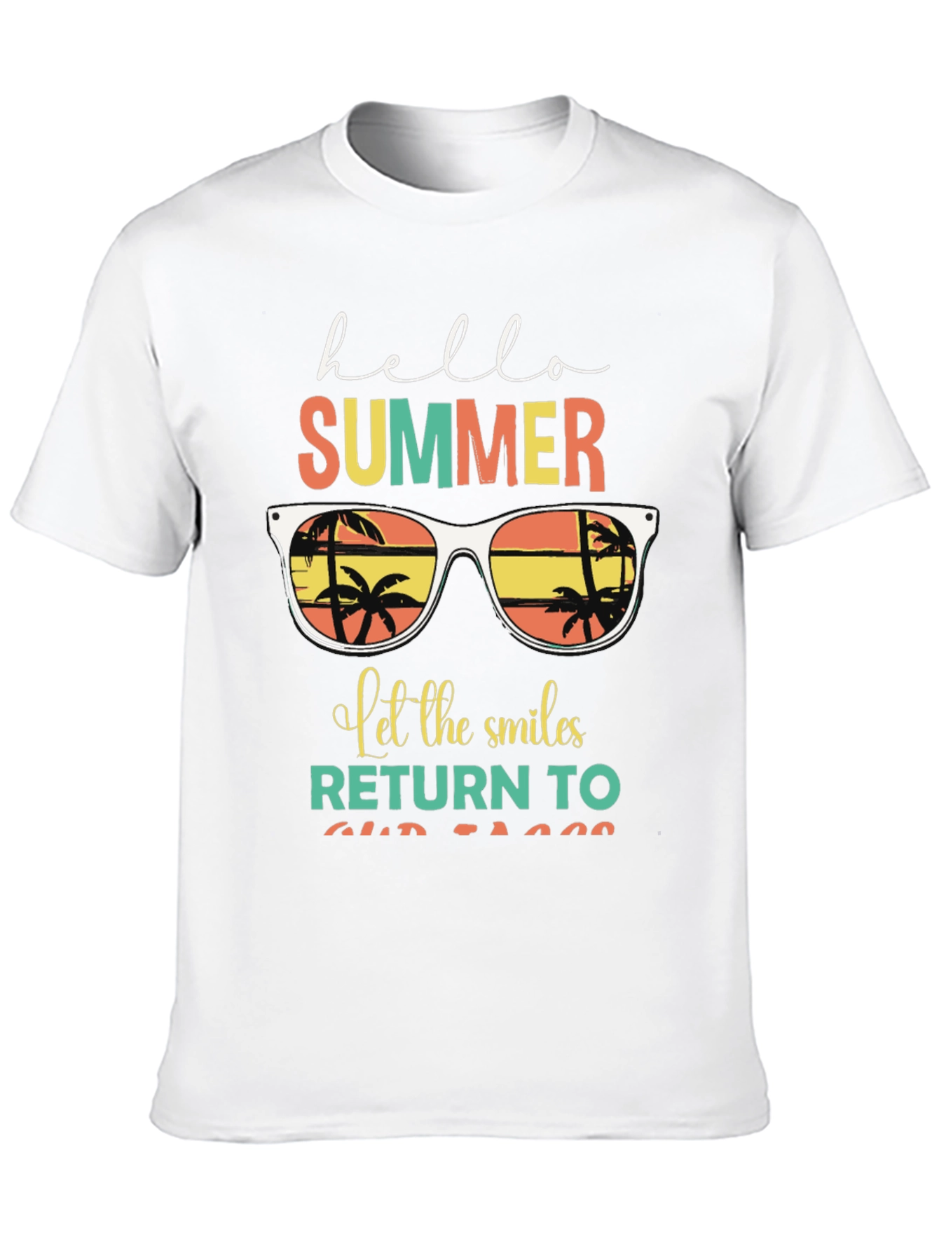 Hello Summer Graphic T-Shirt