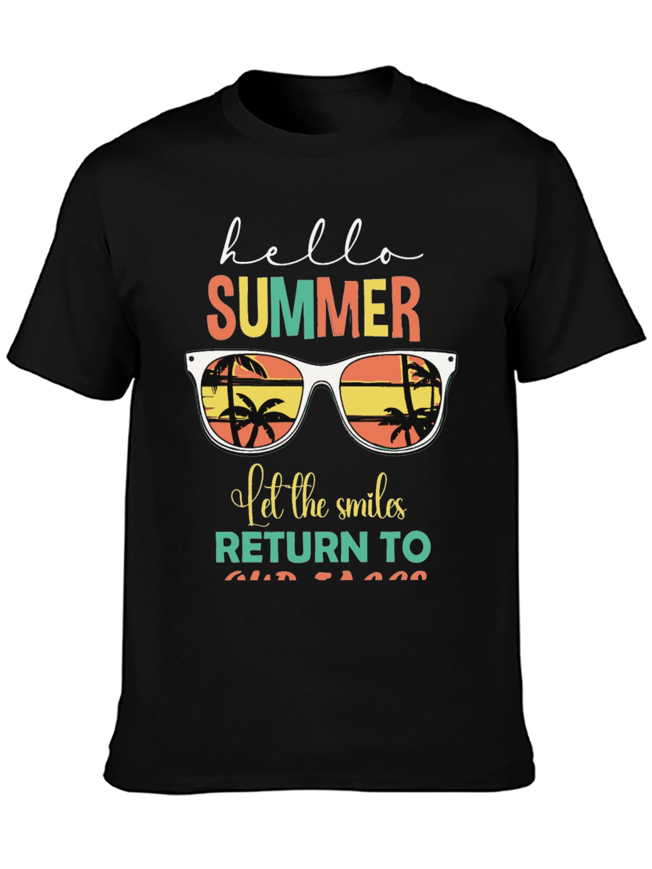 Hello Summer Graphic T-Shirt
