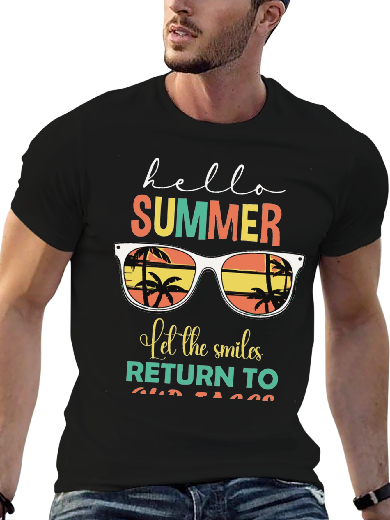 Hello Summer Graphic T-Shirt