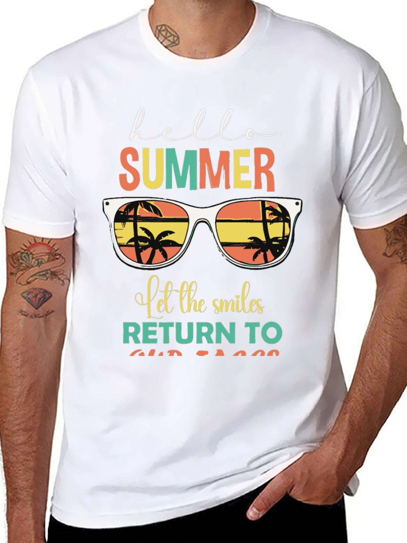 Hello Summer Graphic T-Shirt