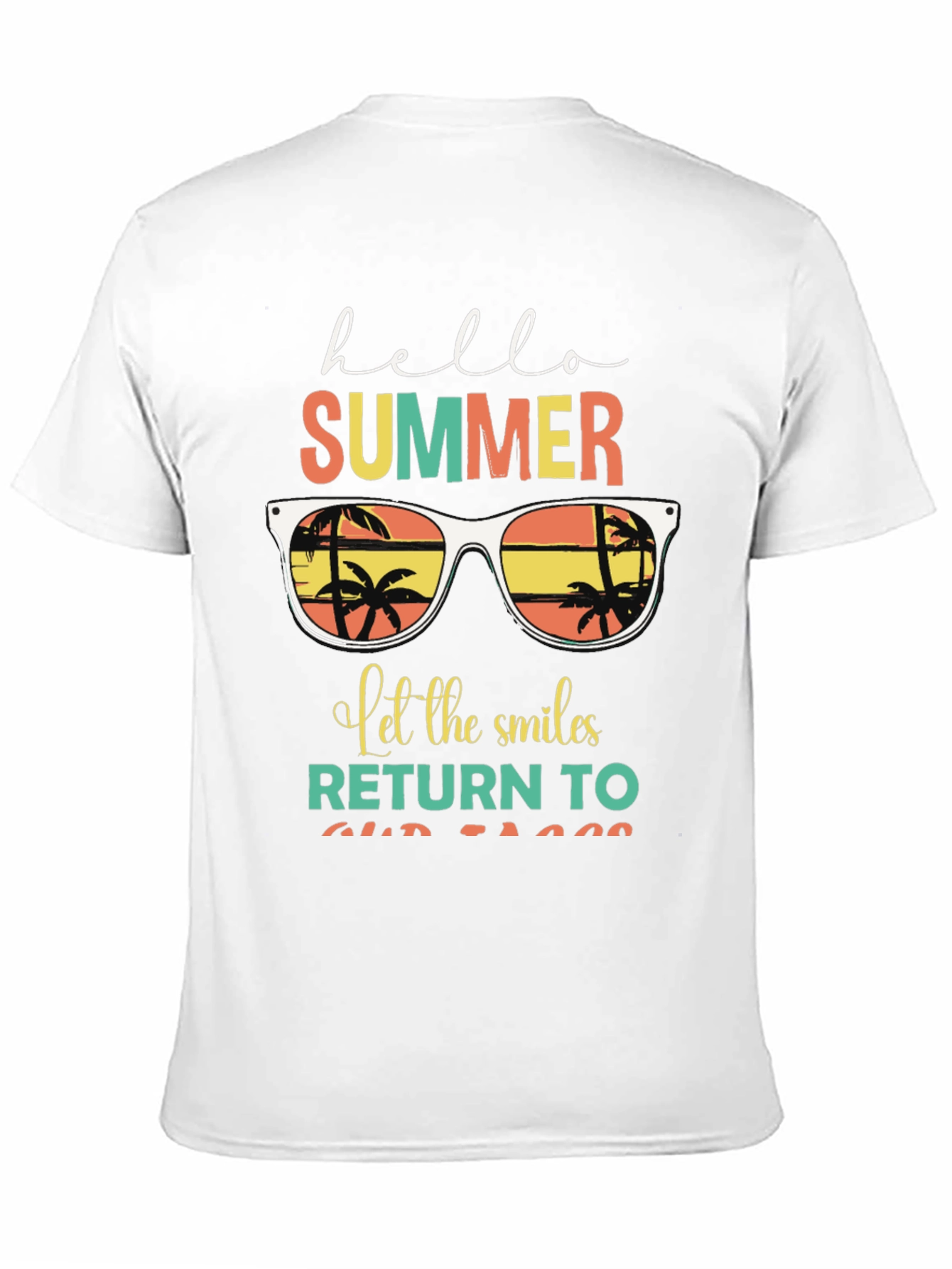 Hello Summer Graphic T-Shirt