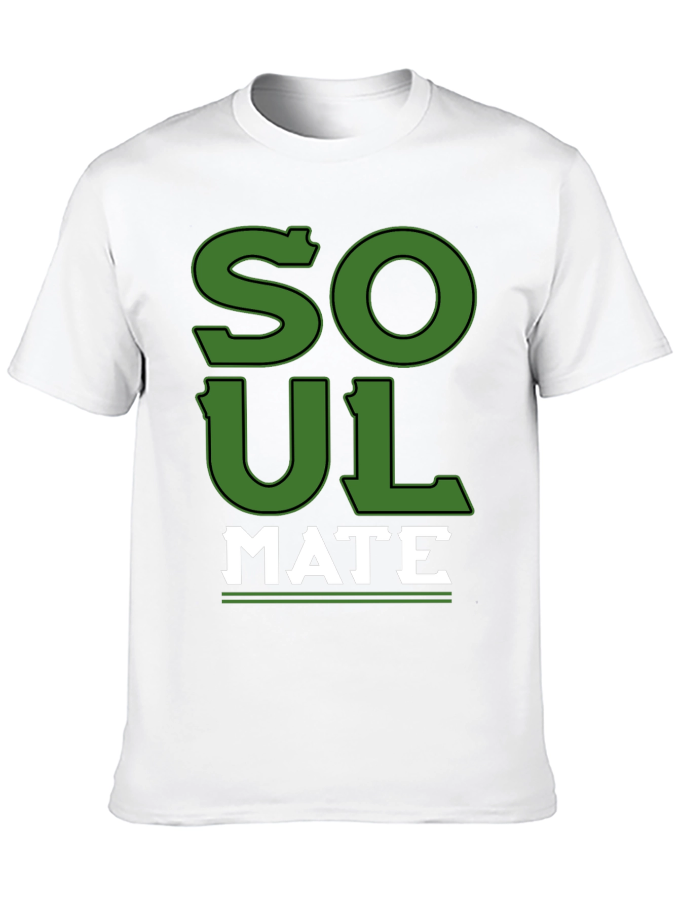 Soul Mate Graphic T-Shirt - Black Cotton Tee