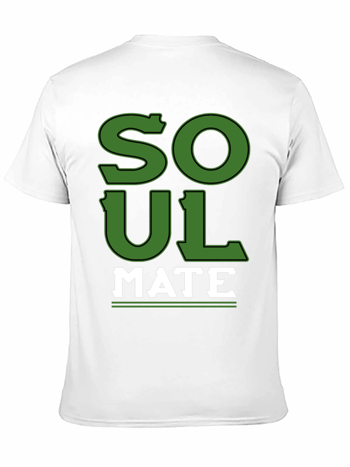 Soul Mate Graphic T-Shirt - Black Cotton Tee