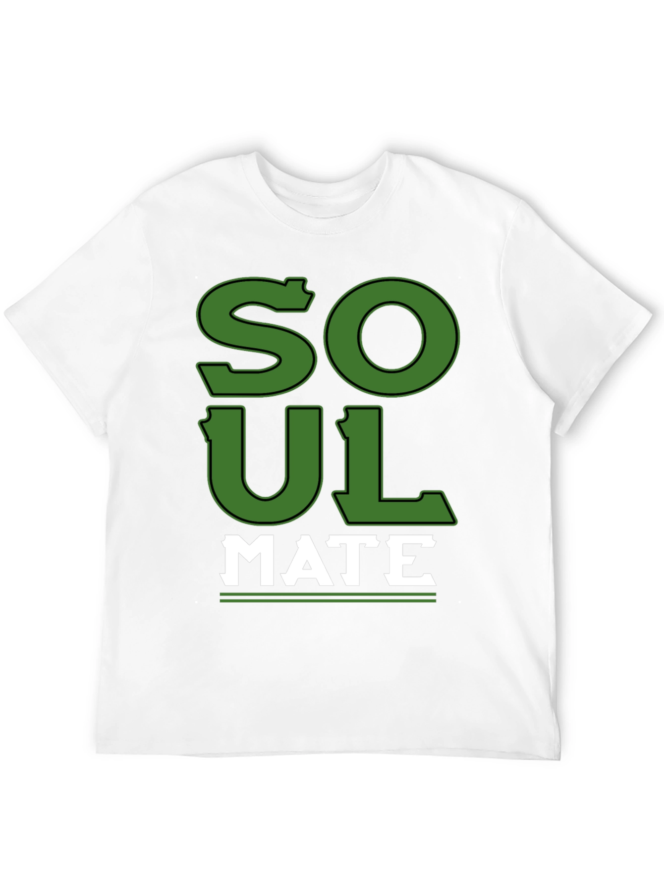 Soul Mate Graphic T-Shirt - Black Cotton Tee