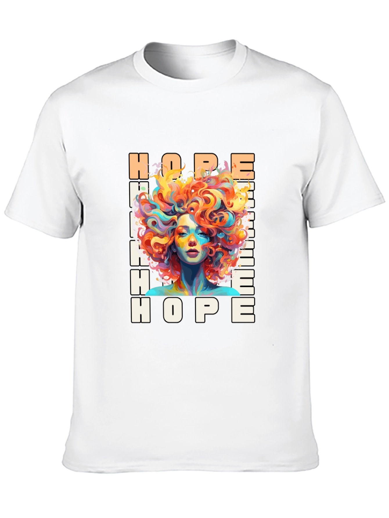 Hope Graphic Print Black T-Shirt