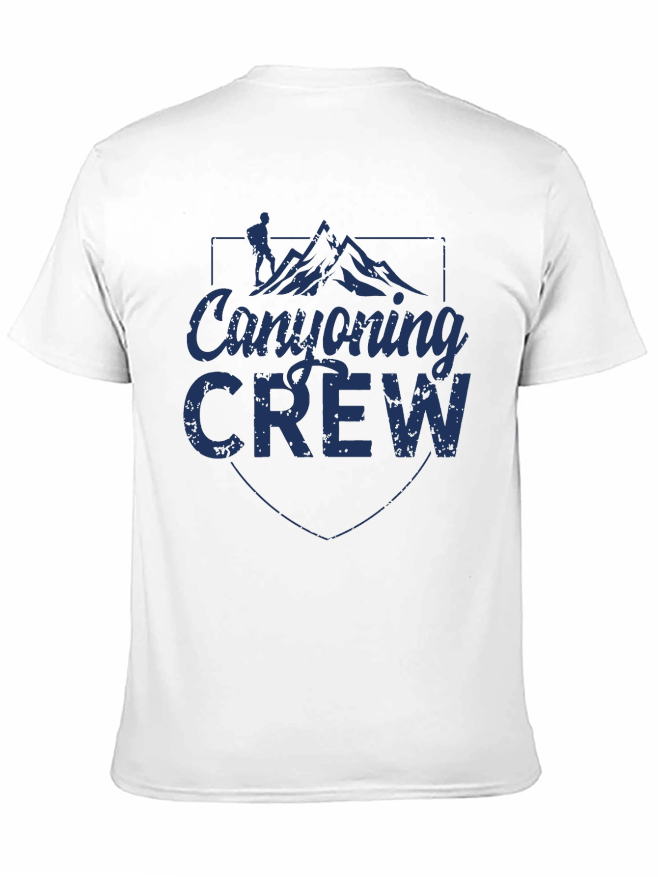 Canyoning Crew Black T-Shirt - Adventure Apparel
