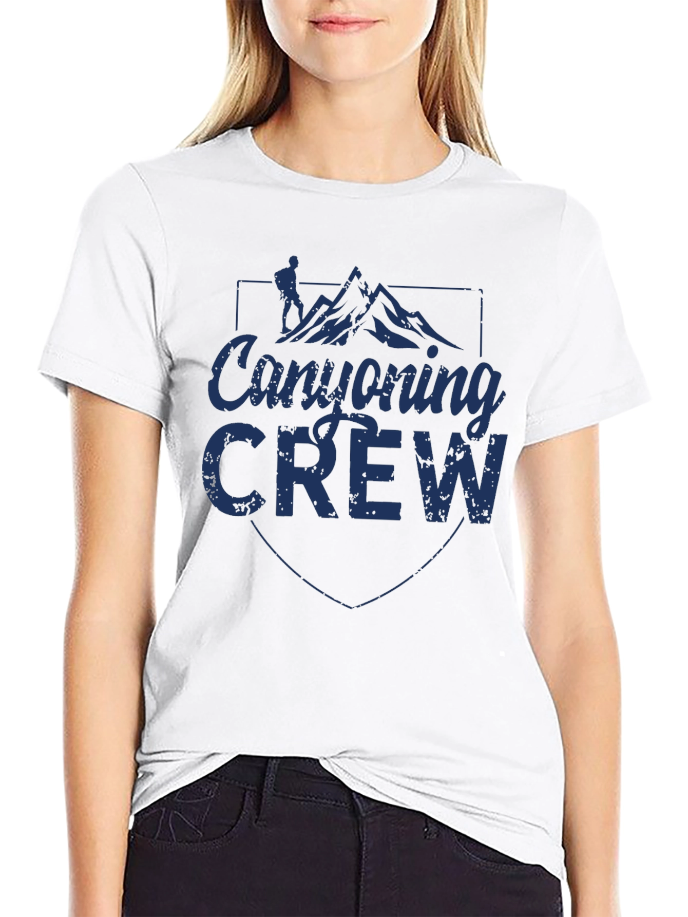 Canyoning Crew Black T-Shirt - Adventure Apparel
