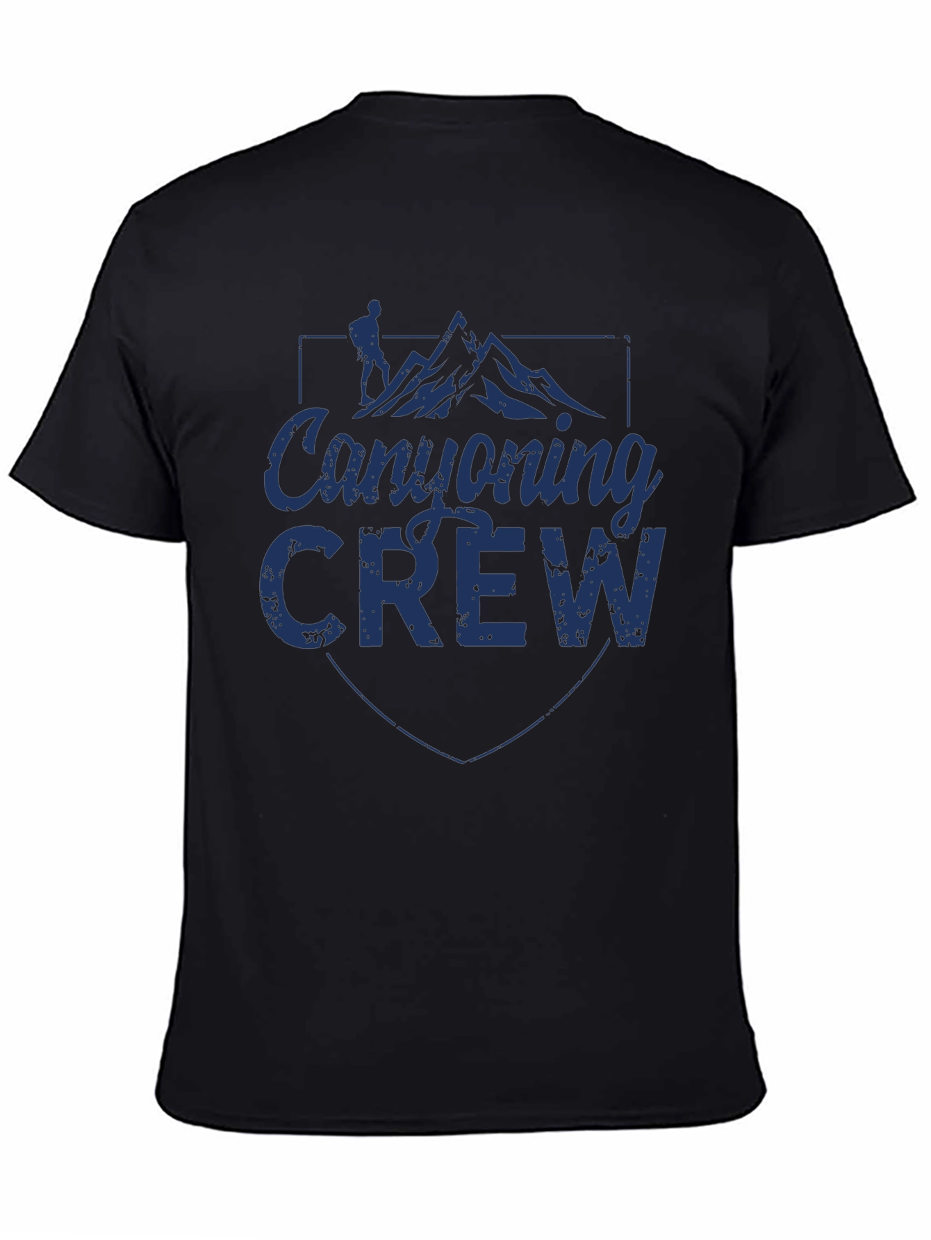 Canyoning Crew Black T-Shirt - Adventure Apparel